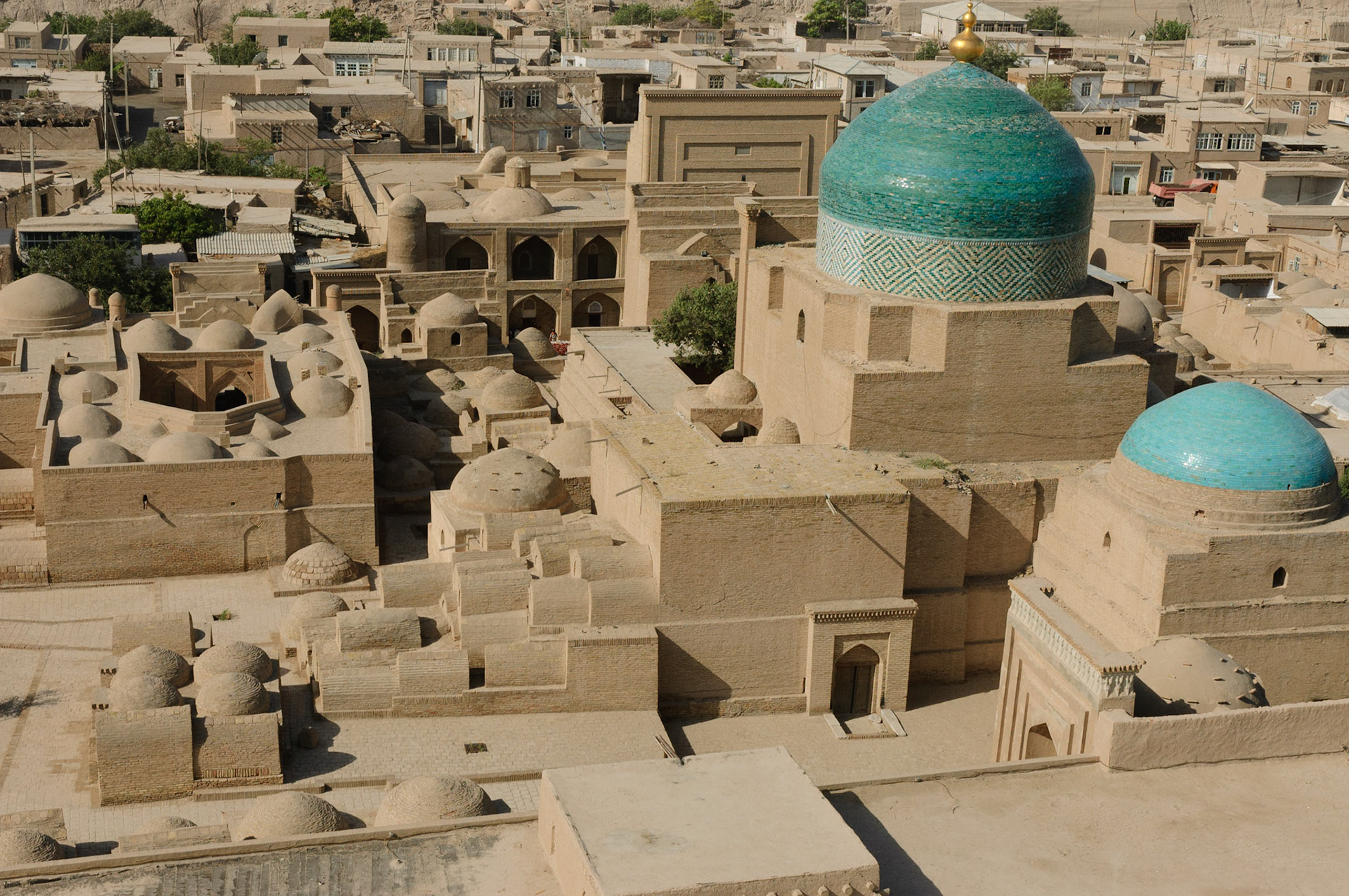 view from Juma minaret, Khiva
