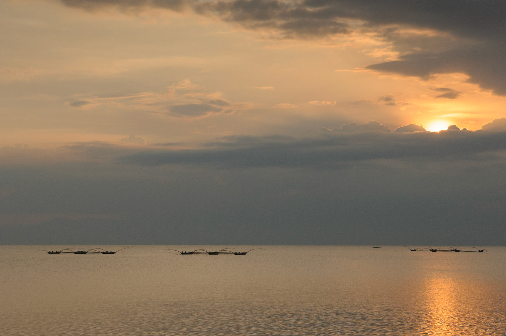 Fishing boats, Lake Kivu
