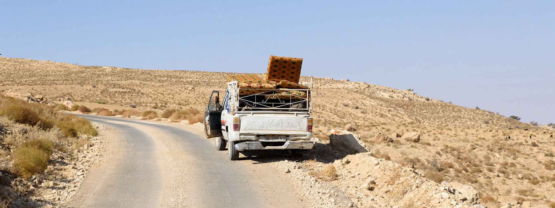 On the way to Little Petra