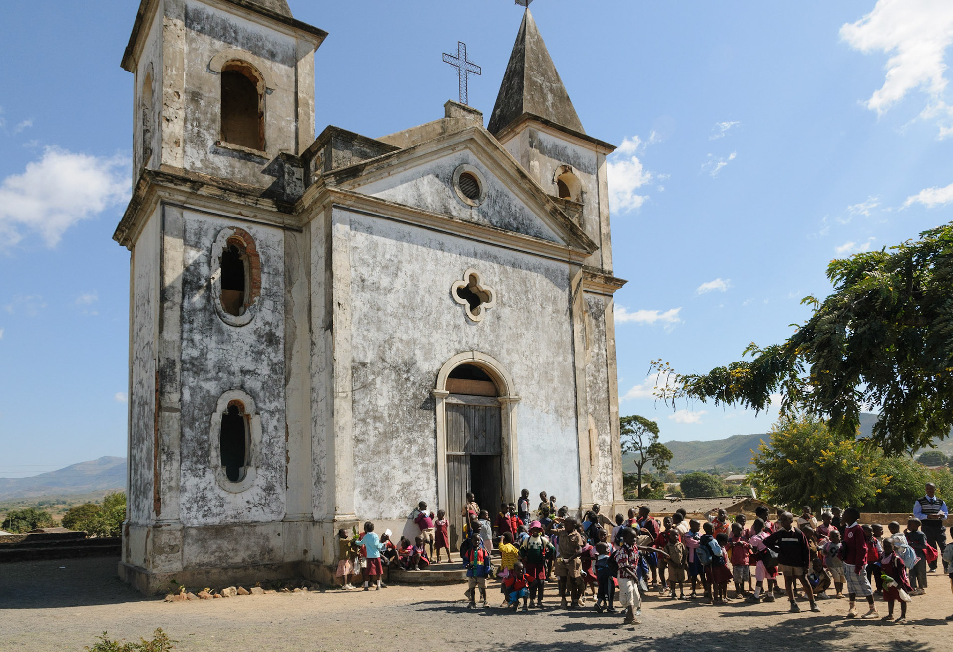 Old church used as school, Manica