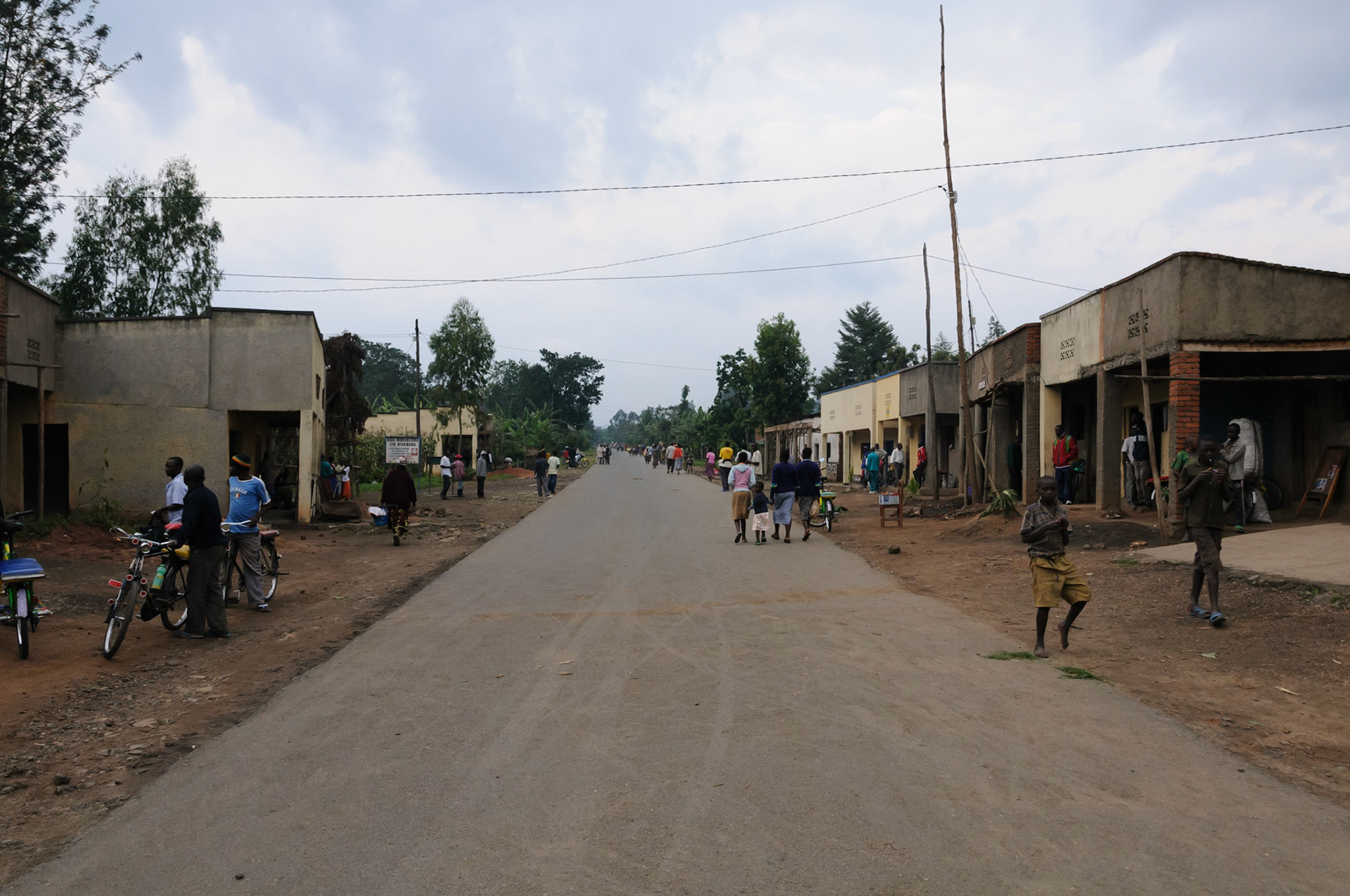 Main street of Nyakinama