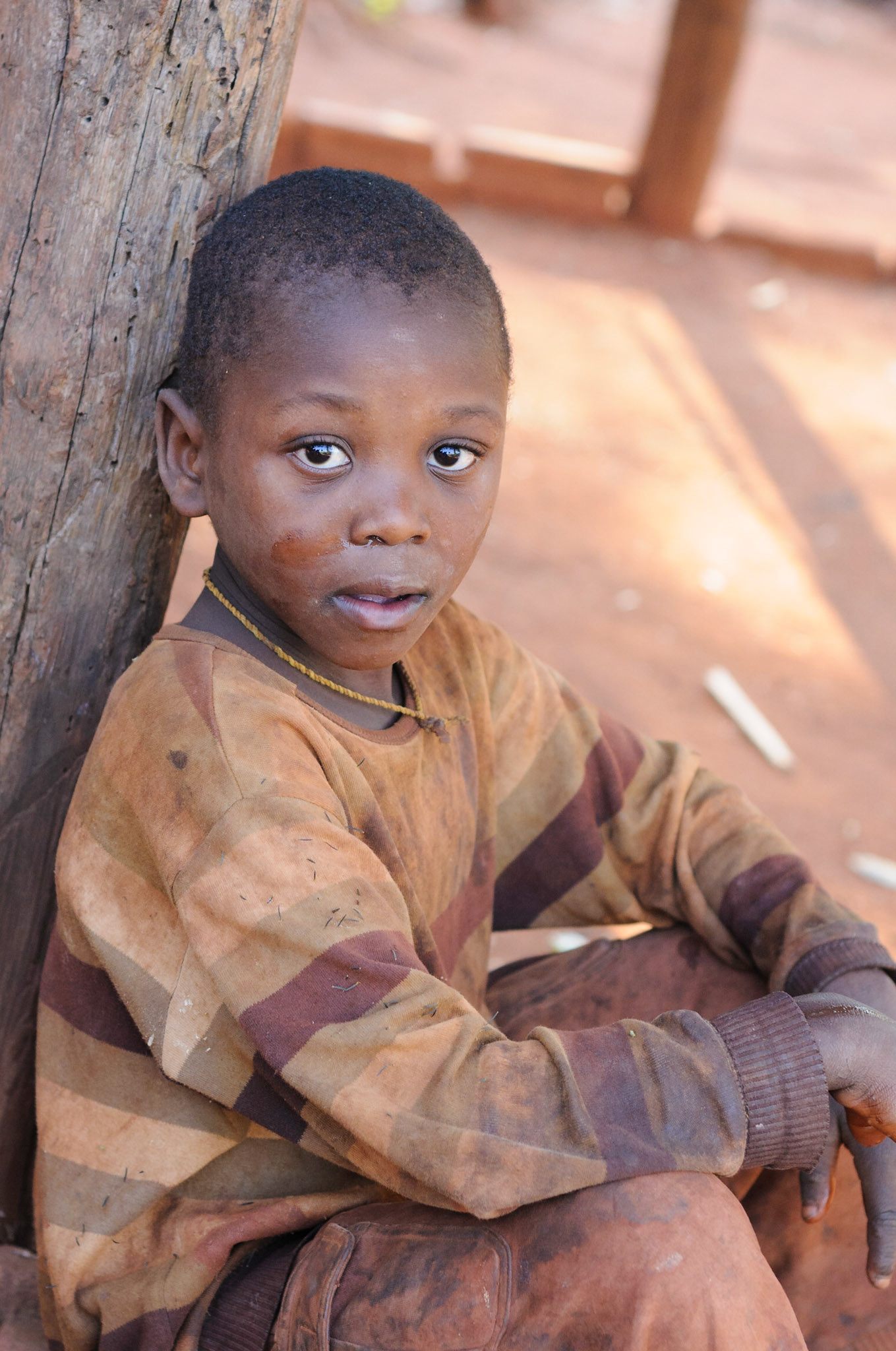 Boy from rural homestead, Sussudenga