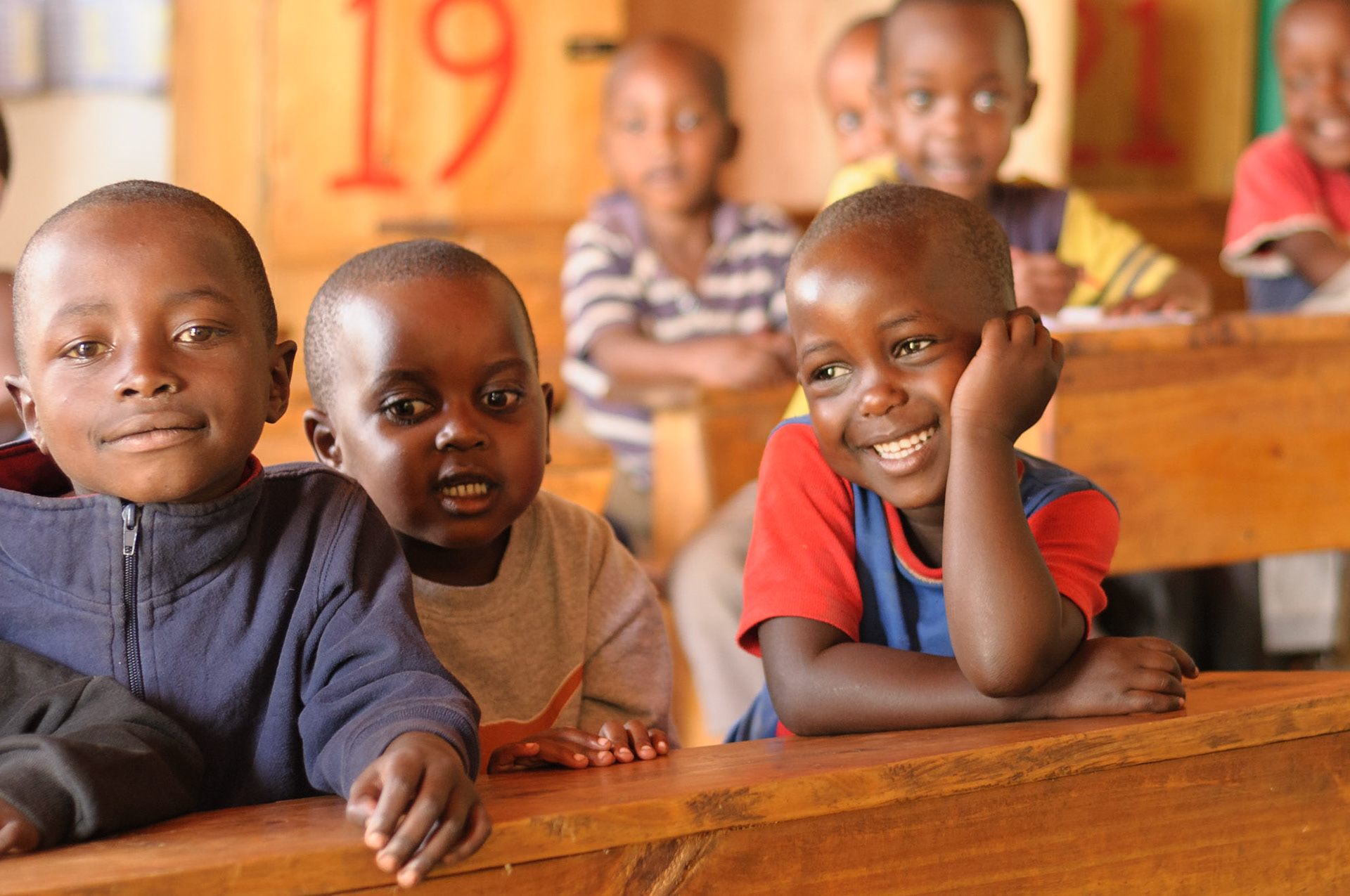 Orphanage school class, Nyakinama