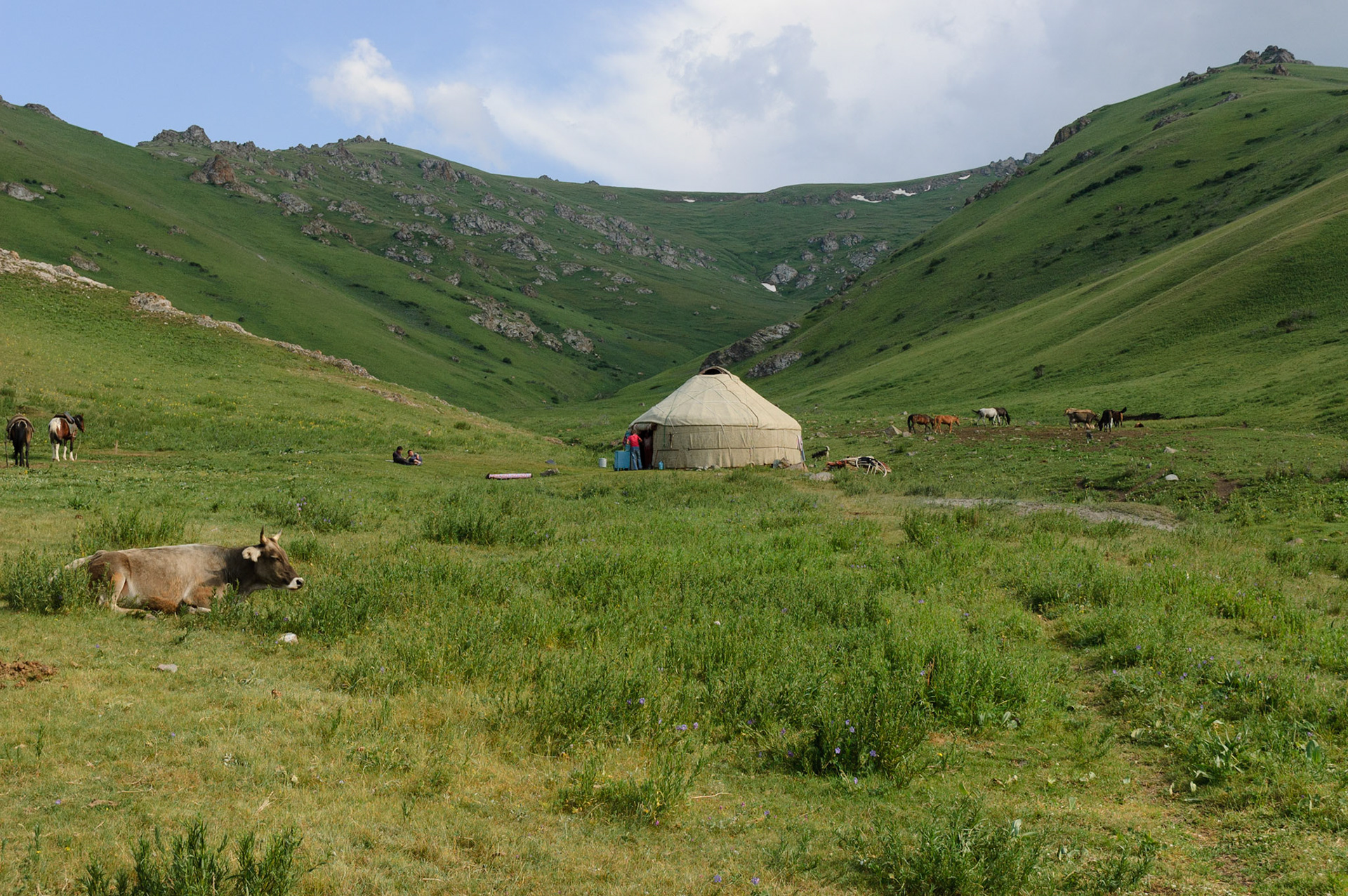 yurt near lake Son Kul, Kochkor