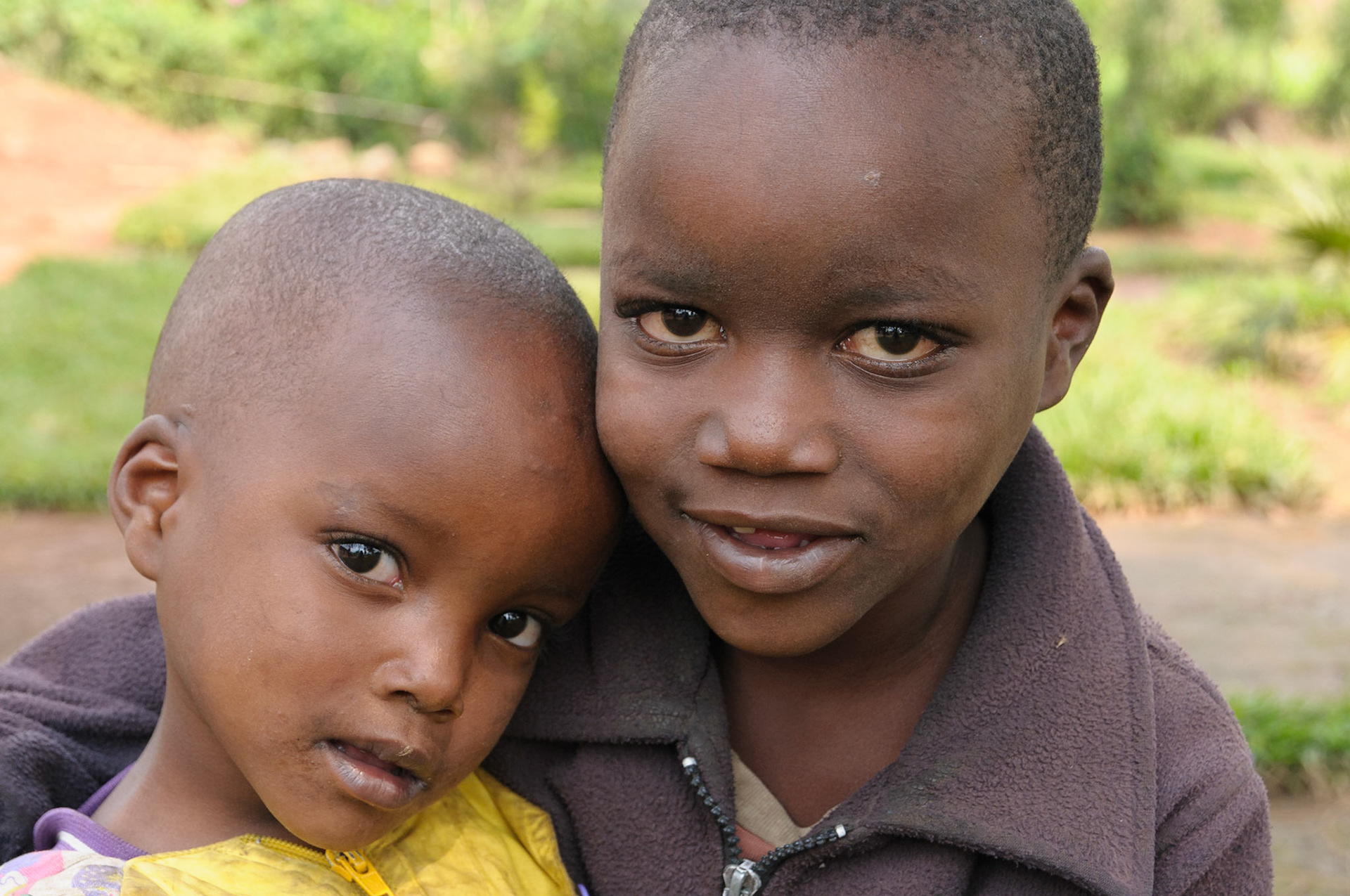 Children at orphanage, Nyakinama