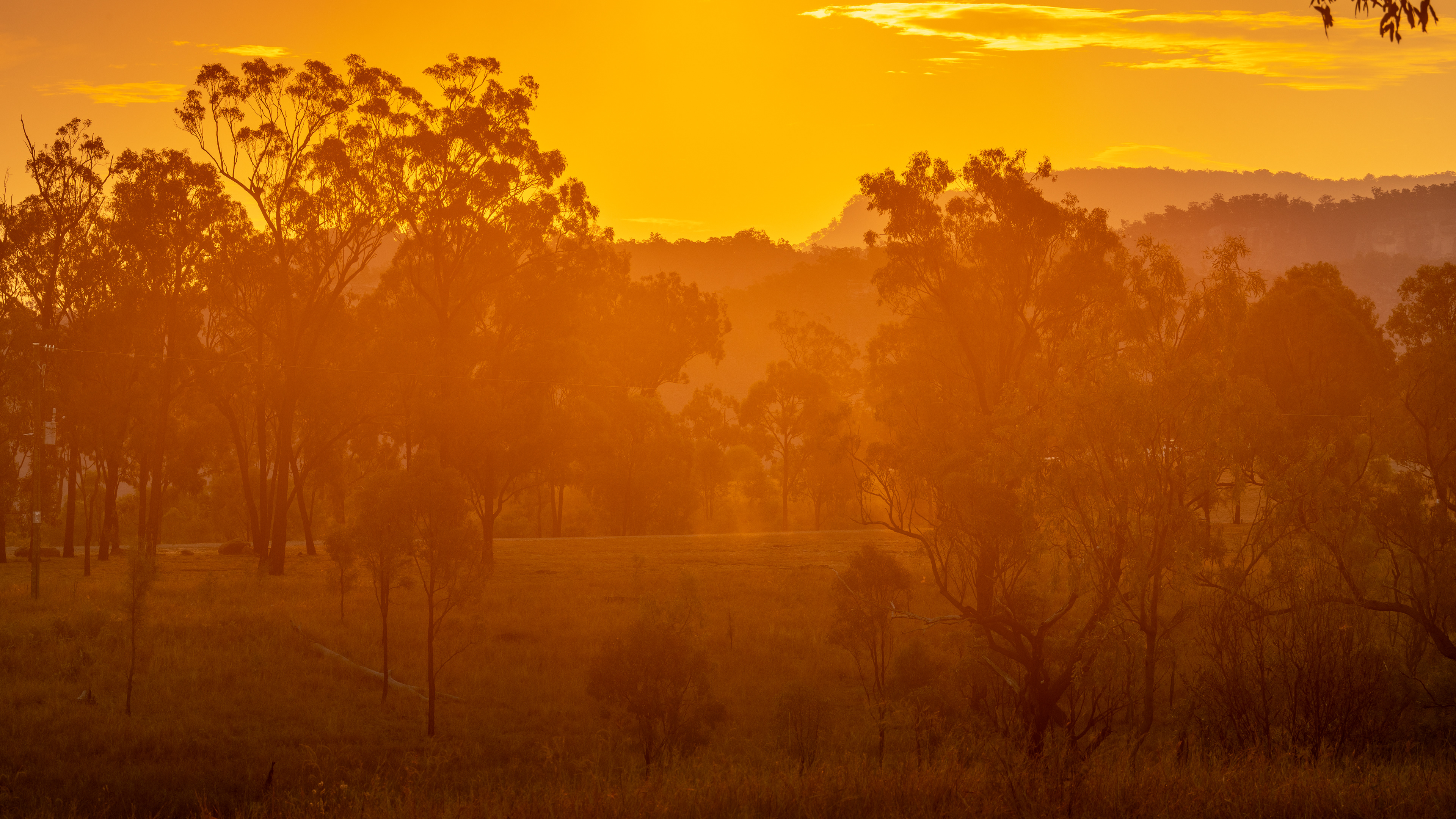 Sunset on arrival