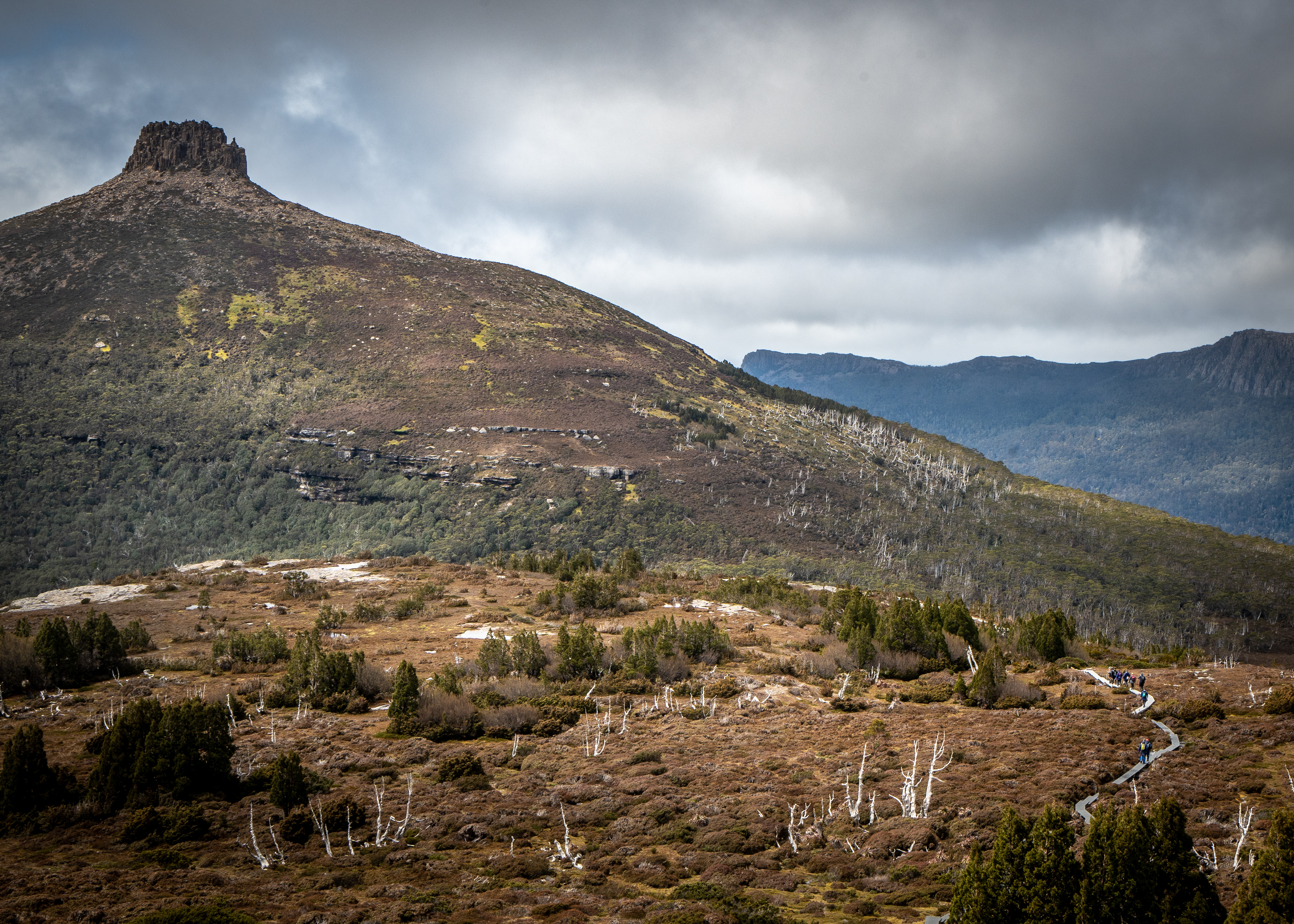 Of course it cleared up once we were down