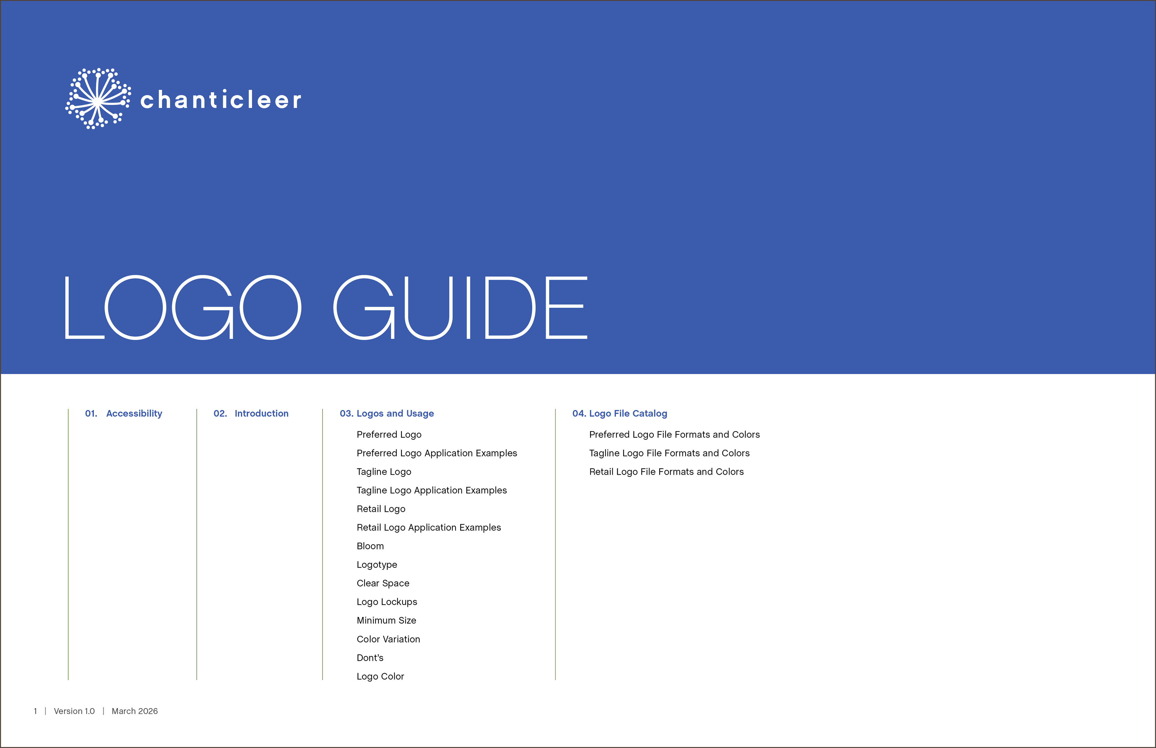 logo guide cover