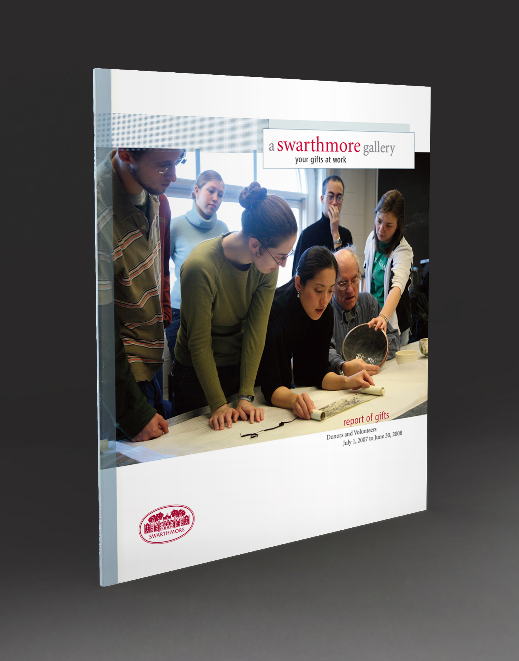 A Swarthmore Gallery report of gifts cover