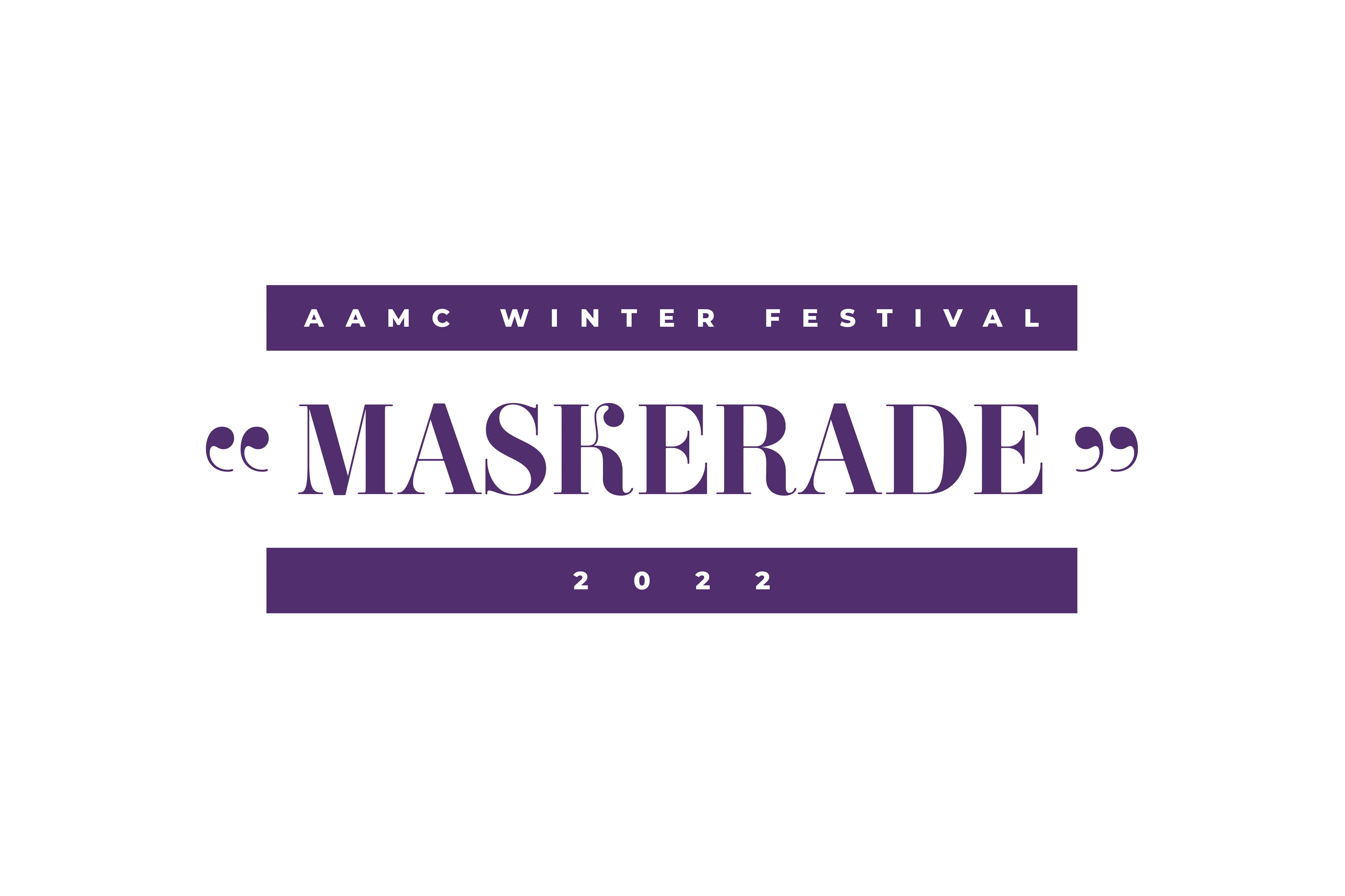 “Maskerade” AAMC Winter Festival "Maskerade" mark