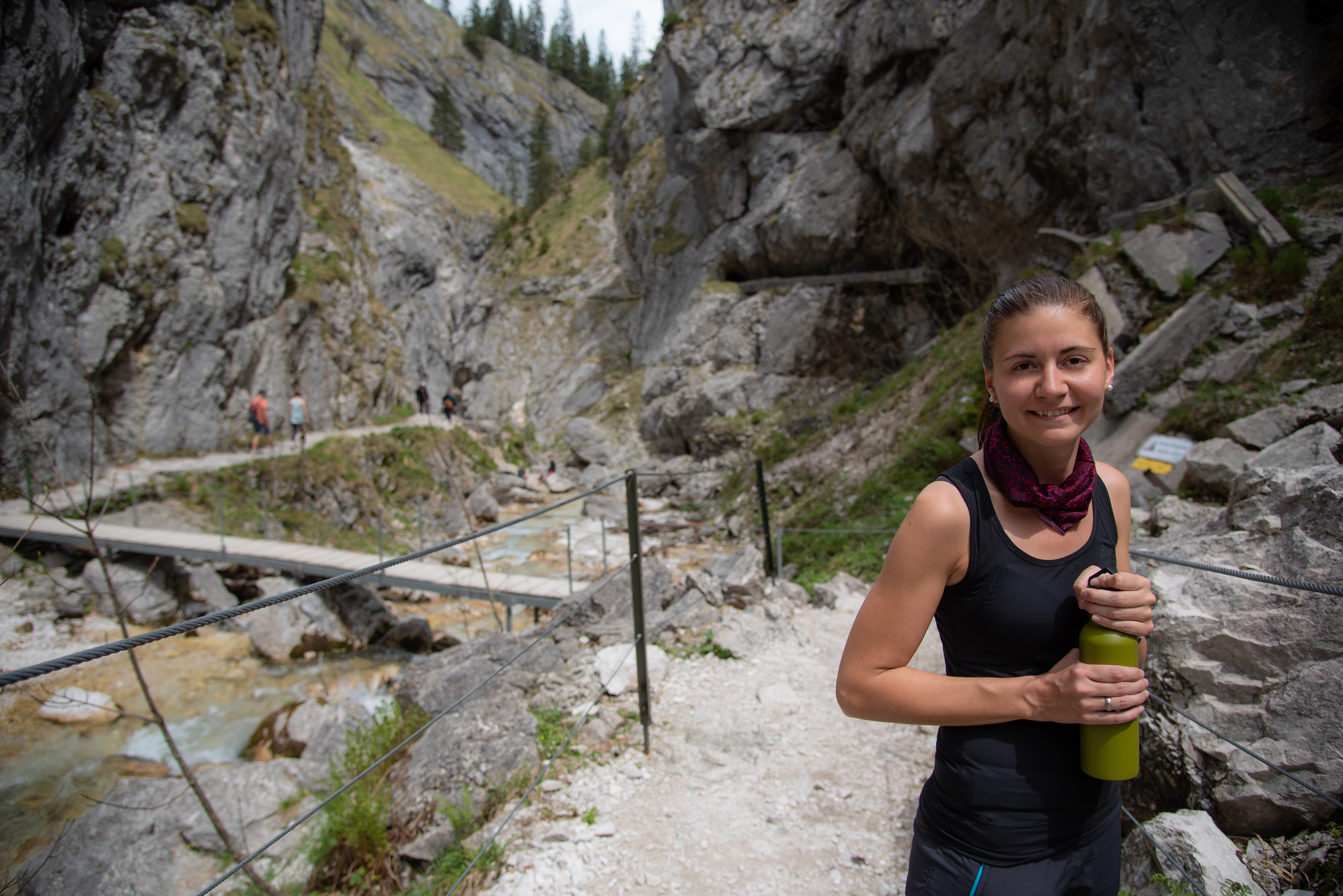 Beim Wandern im Höllental.