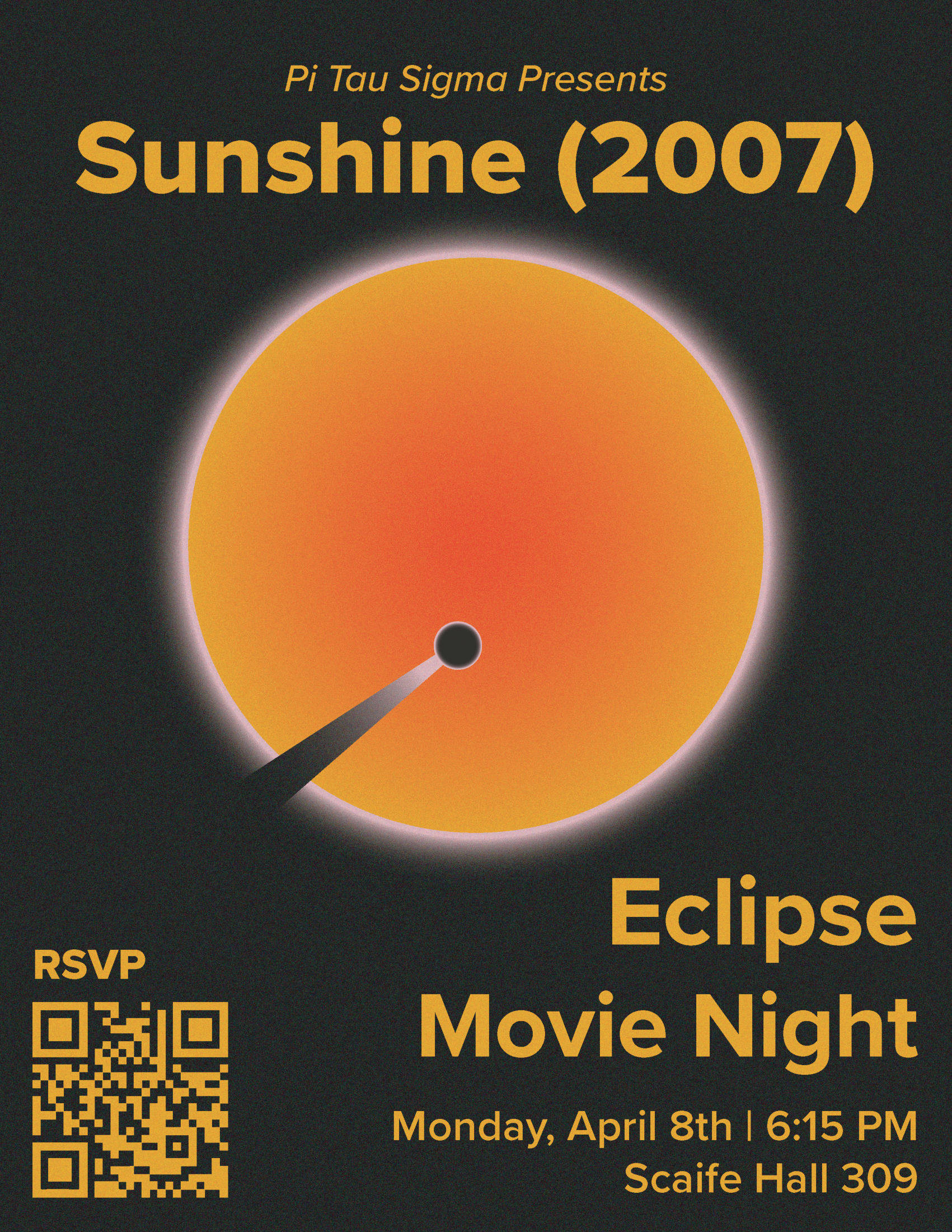 This was the initial photo for the Eclipse movie night. We had switched it as it was too scary to show for a happy day.
