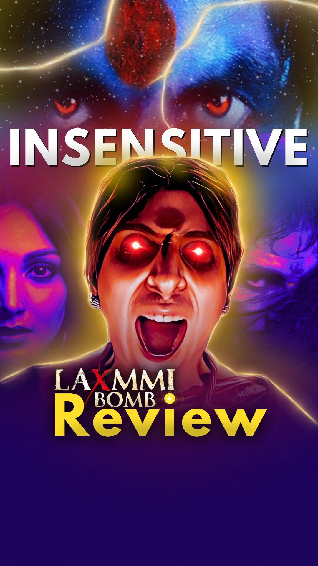 Reel/shorts thumbnail- Review of 'Laxmmi' movie