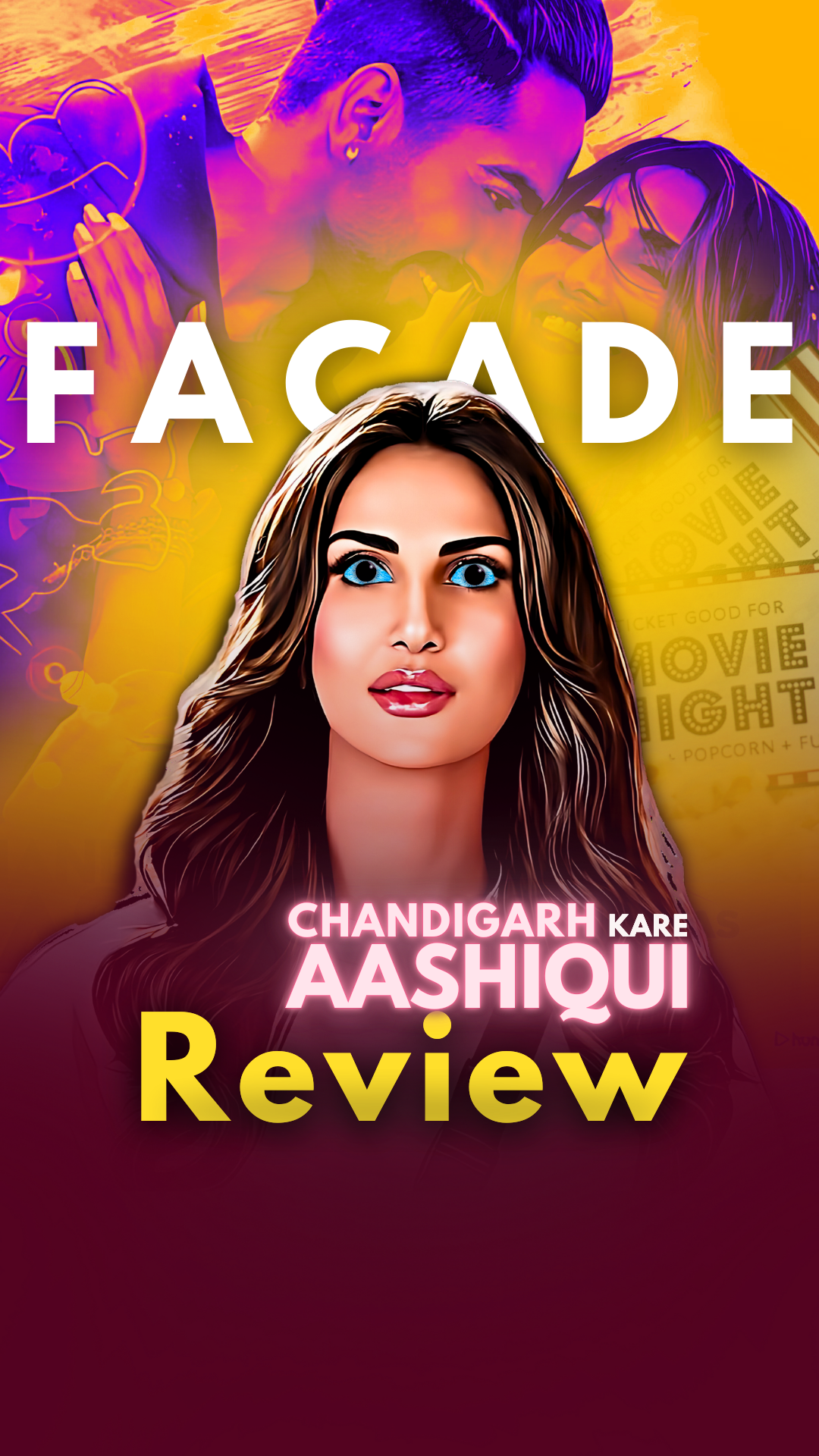 Reel/shorts thumbnail - Review of 'Chandigarh kare Aashiqui' movie