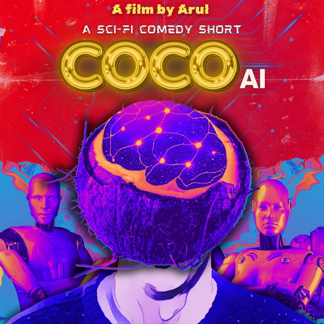 Short film poster for "COCO AI"