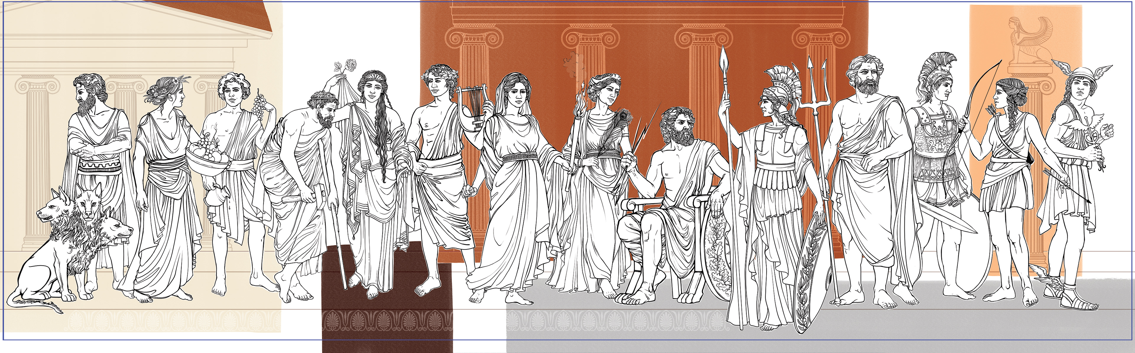 WYSTAWA „OLIMP – NIE TYLKO NEKTAR I AMBROZJA” zrealizowana w ramach Ogólnopolskiego Festiwalu Mitologicznego  2024   https://festiwalmitologiczny.pl/