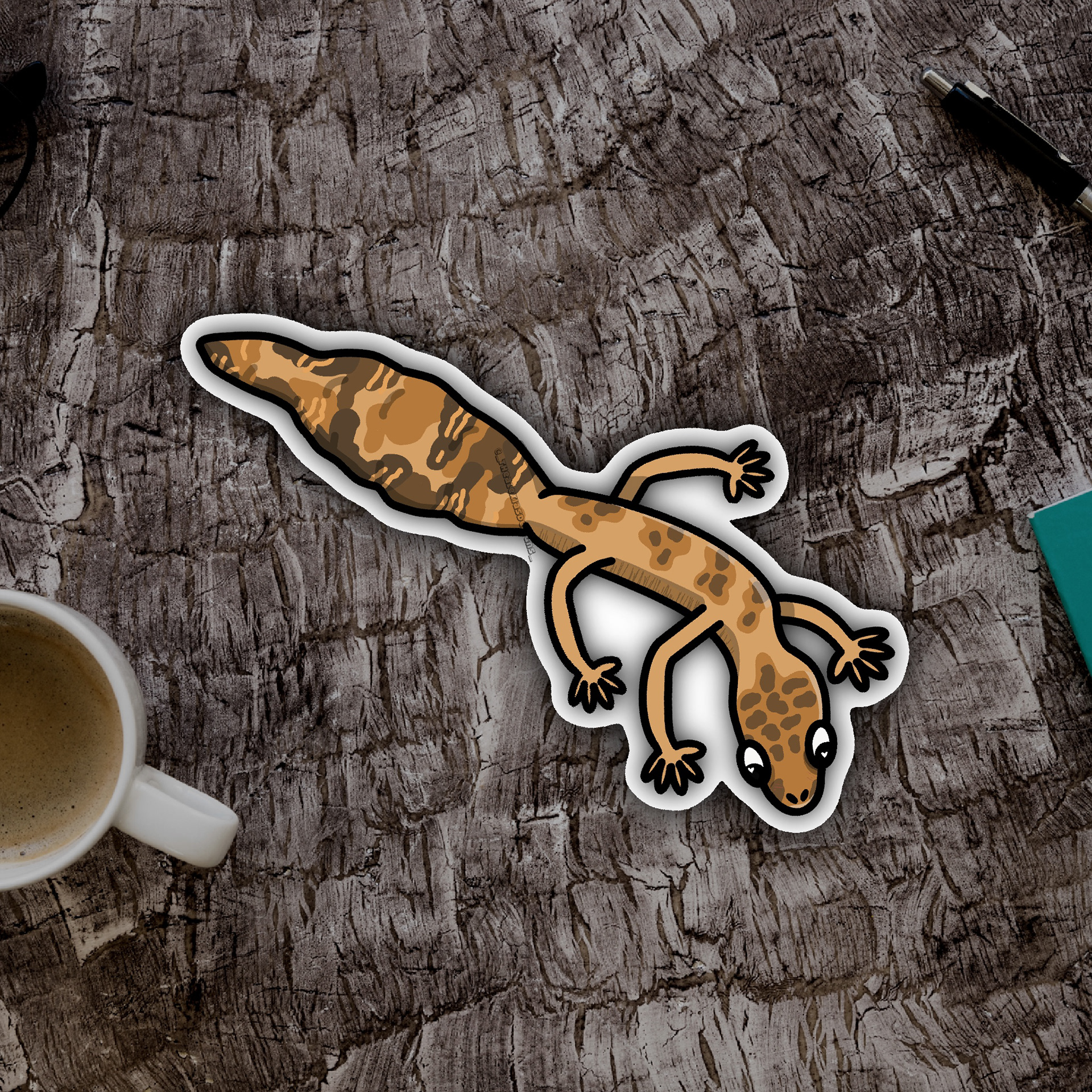 Leopard Gecko (Procreate + Adobe Software)