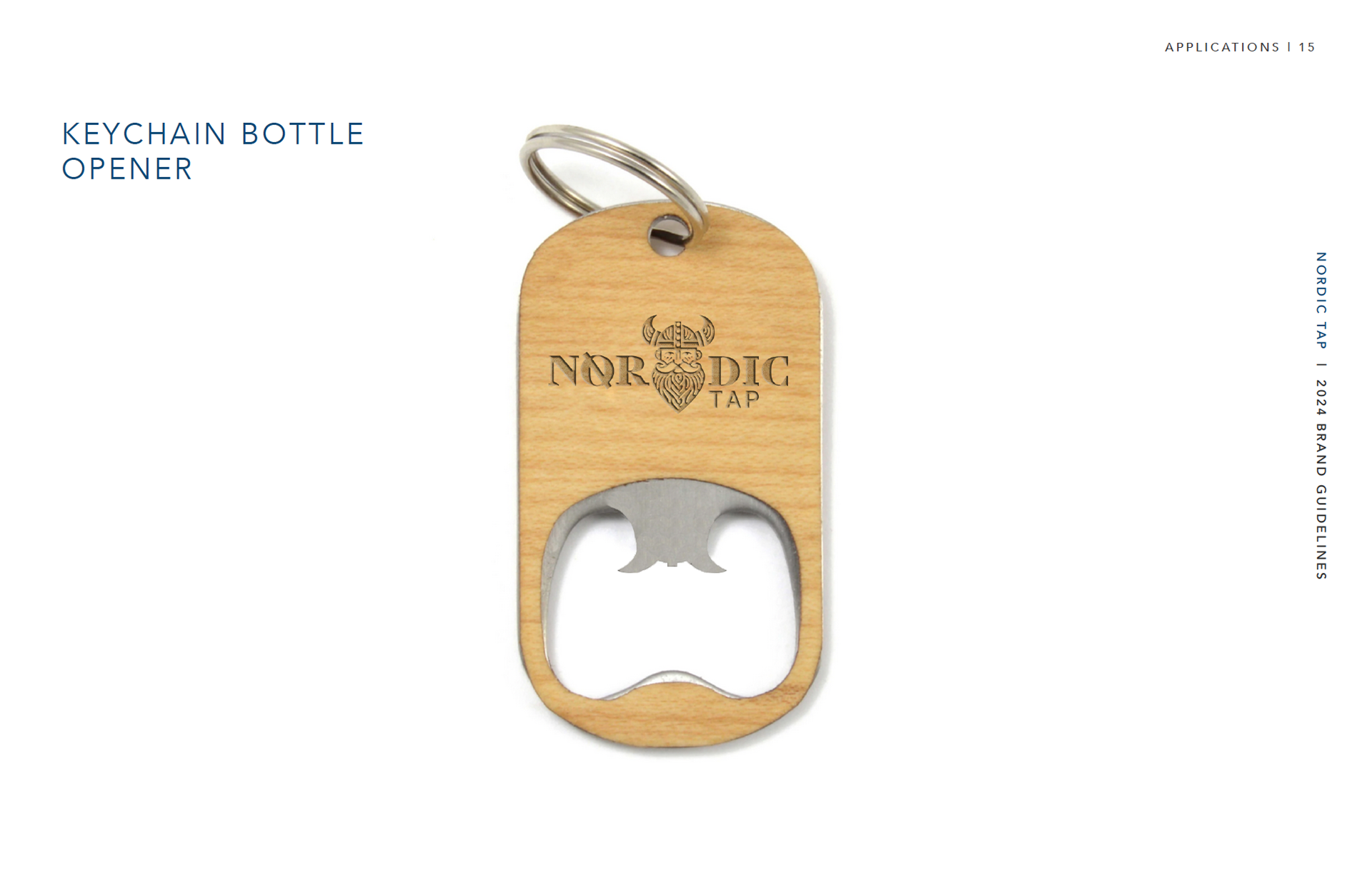 Nordic Tap keychain bottle opener.