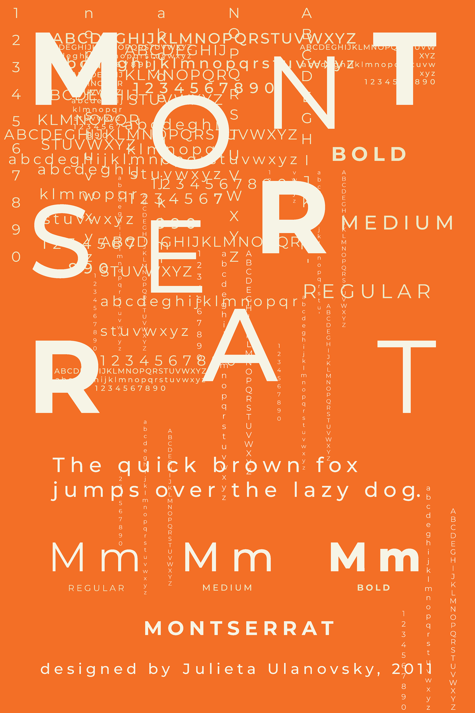 AR Trigger Type Specimen Poster