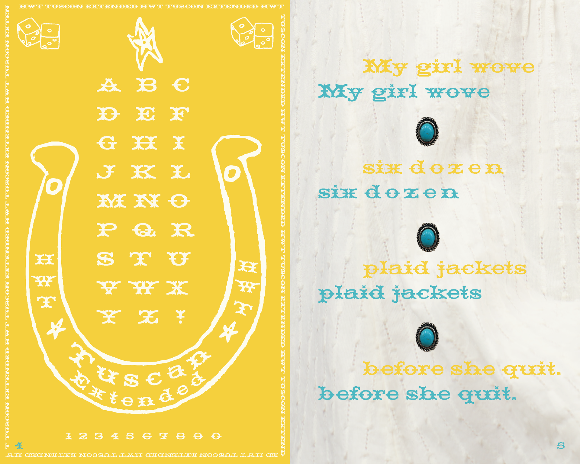 Typograhic Zine Spread 2