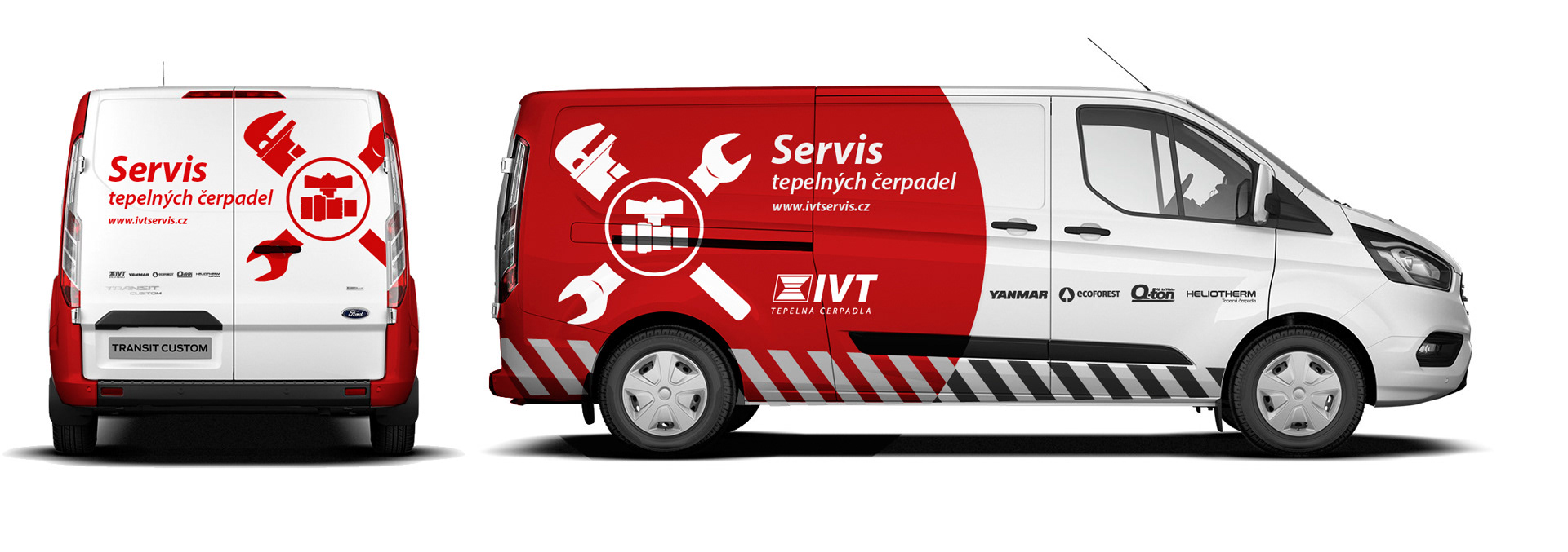 grafický návrh a tisková příprava vzhledu vozidel