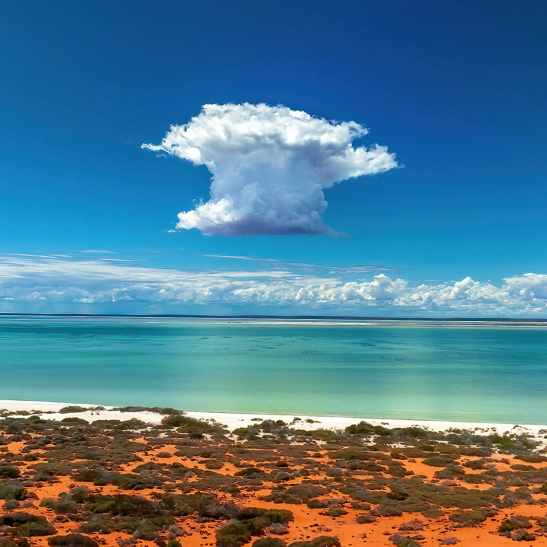 Humidity cloud at Shark Bay, WA