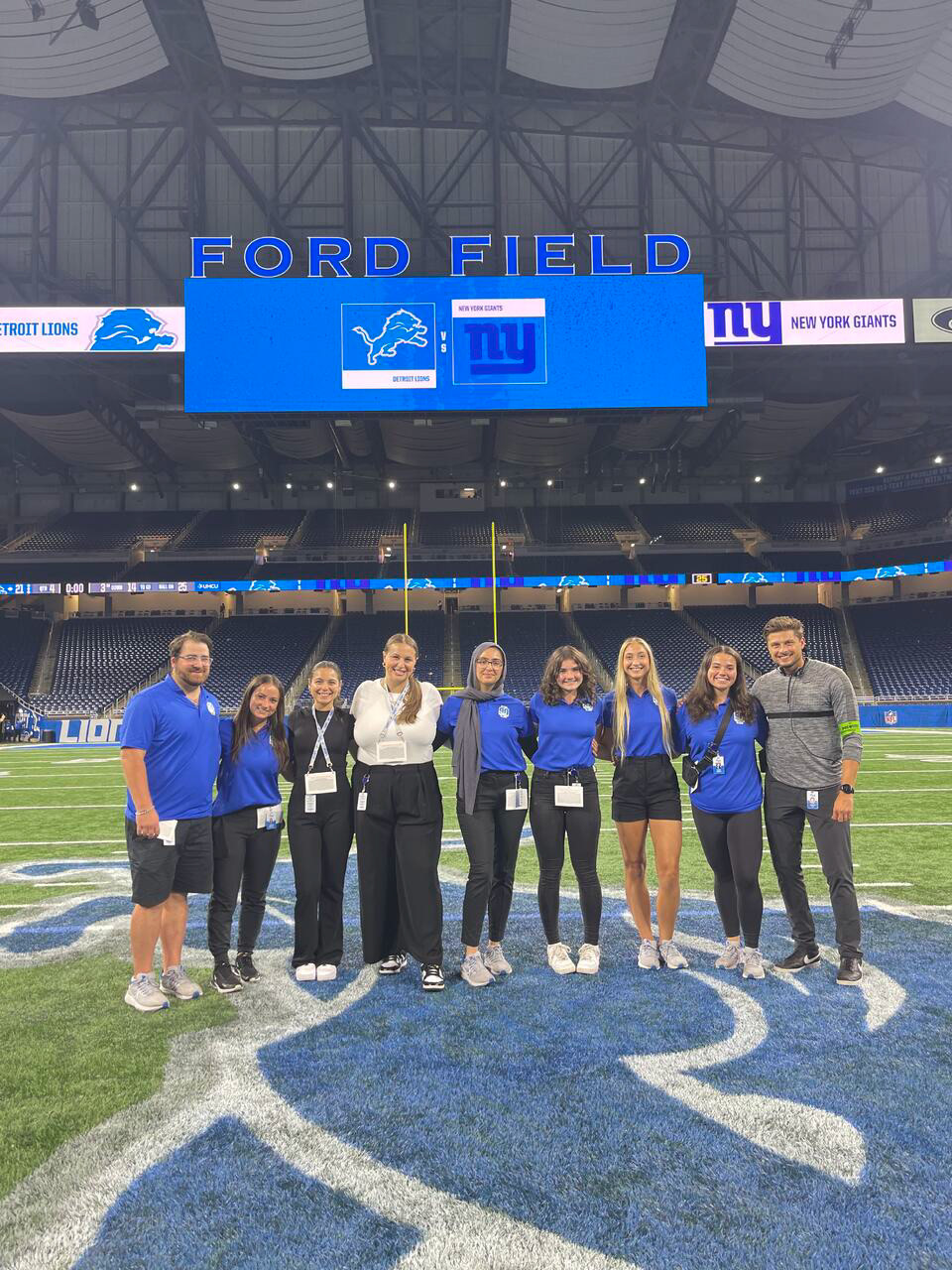 First Preseason Game at Ford Field