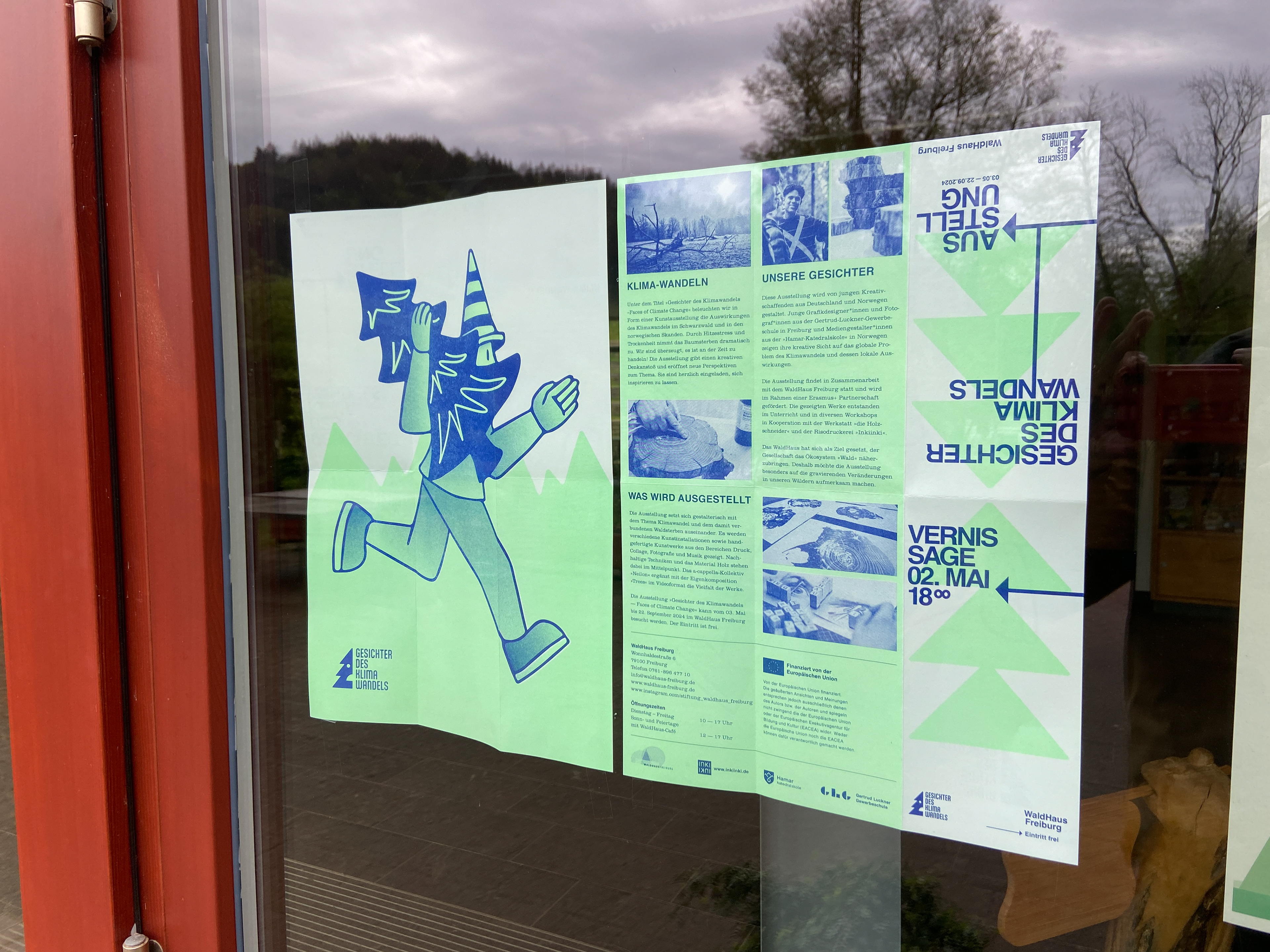 Poster using the graphic design manual