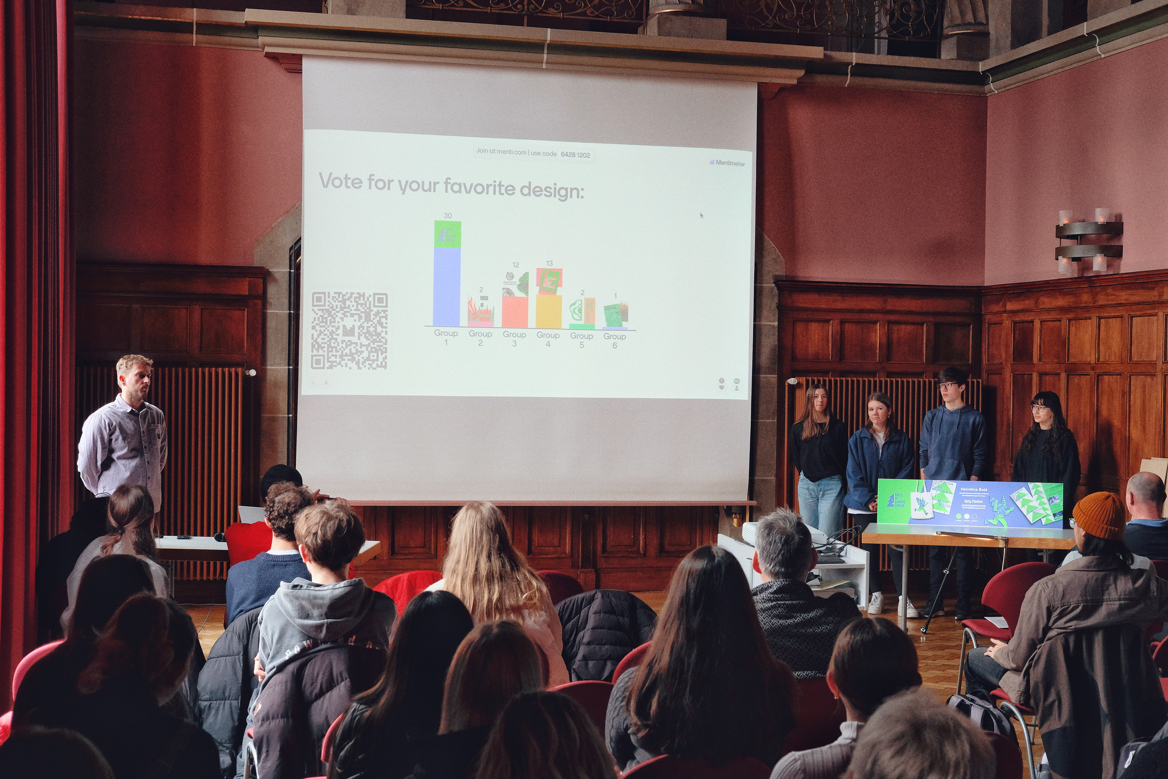 Voting over the visual identity program
