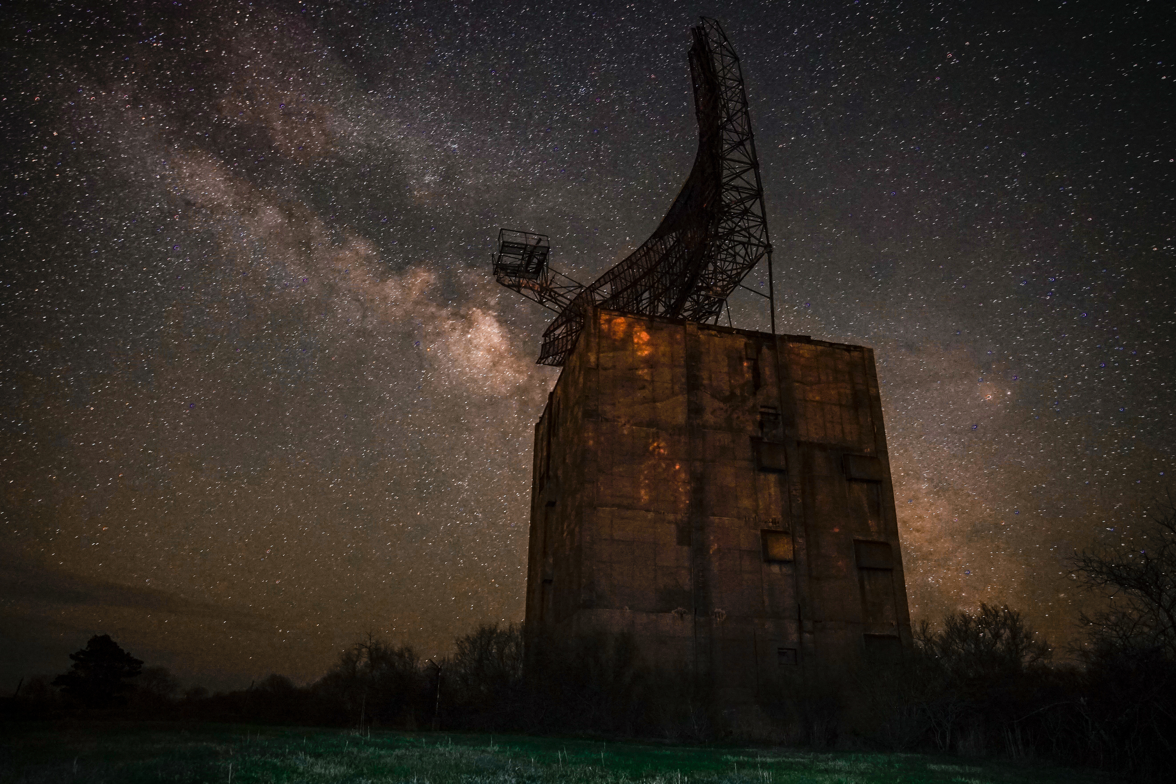 The abandoned Camp Hero Radar Tower in Montauk, NY