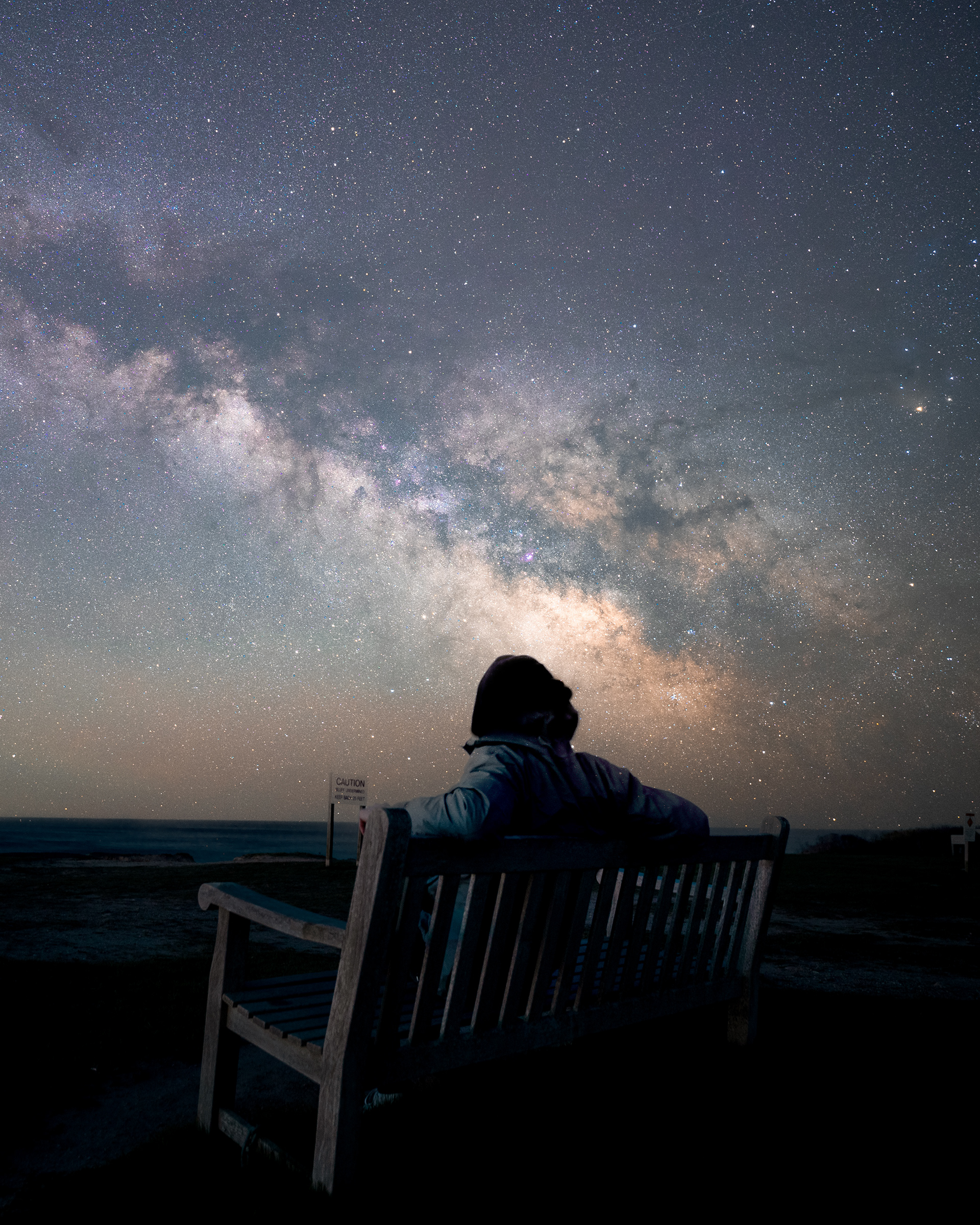 Taking in the cosmos in Montauk, NY