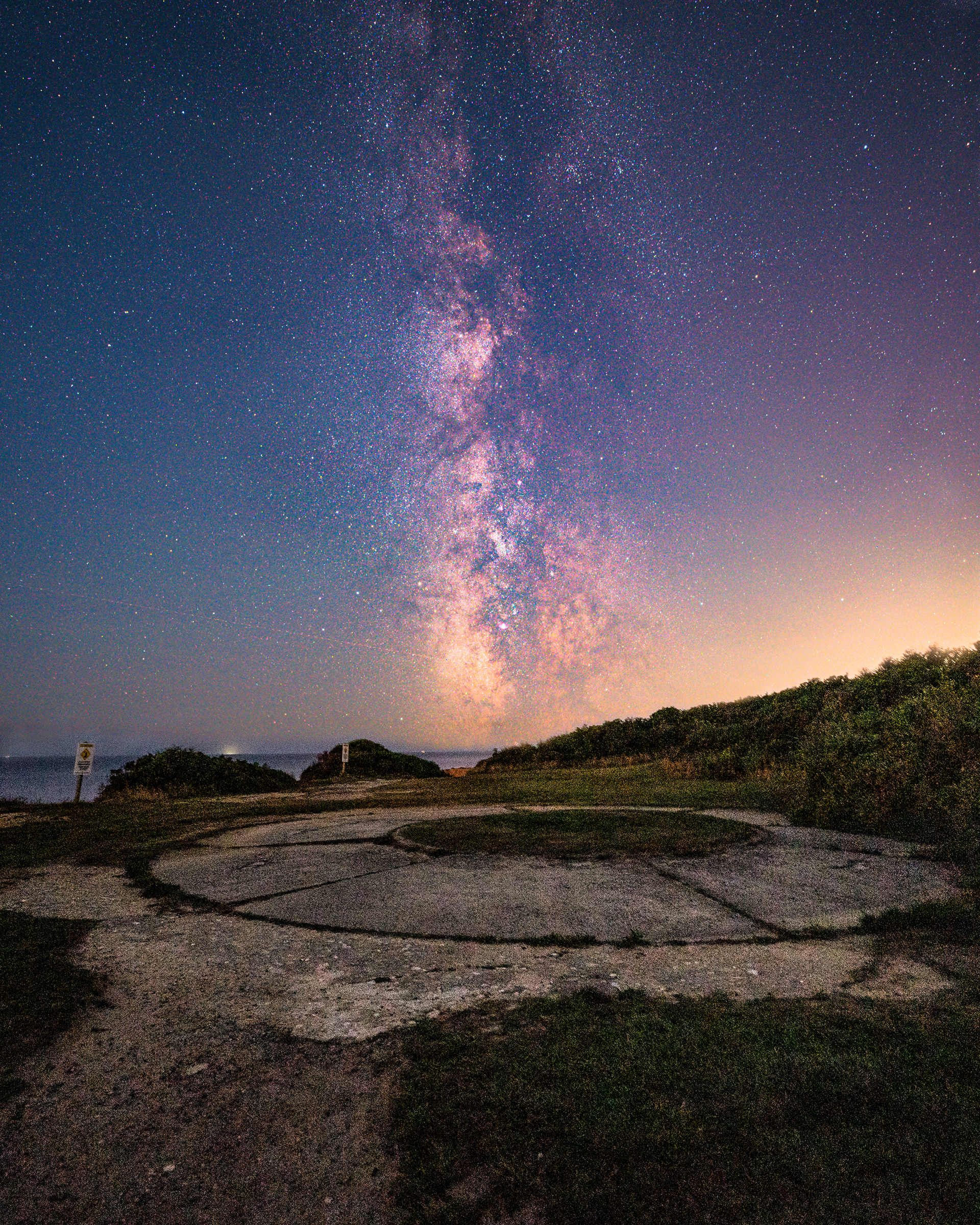 An August night on the east end of Long Island