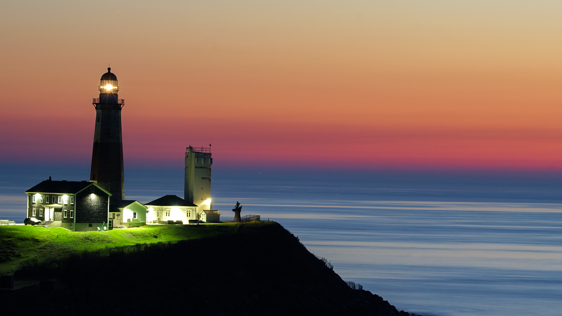 A calm morning in Montauk, New York