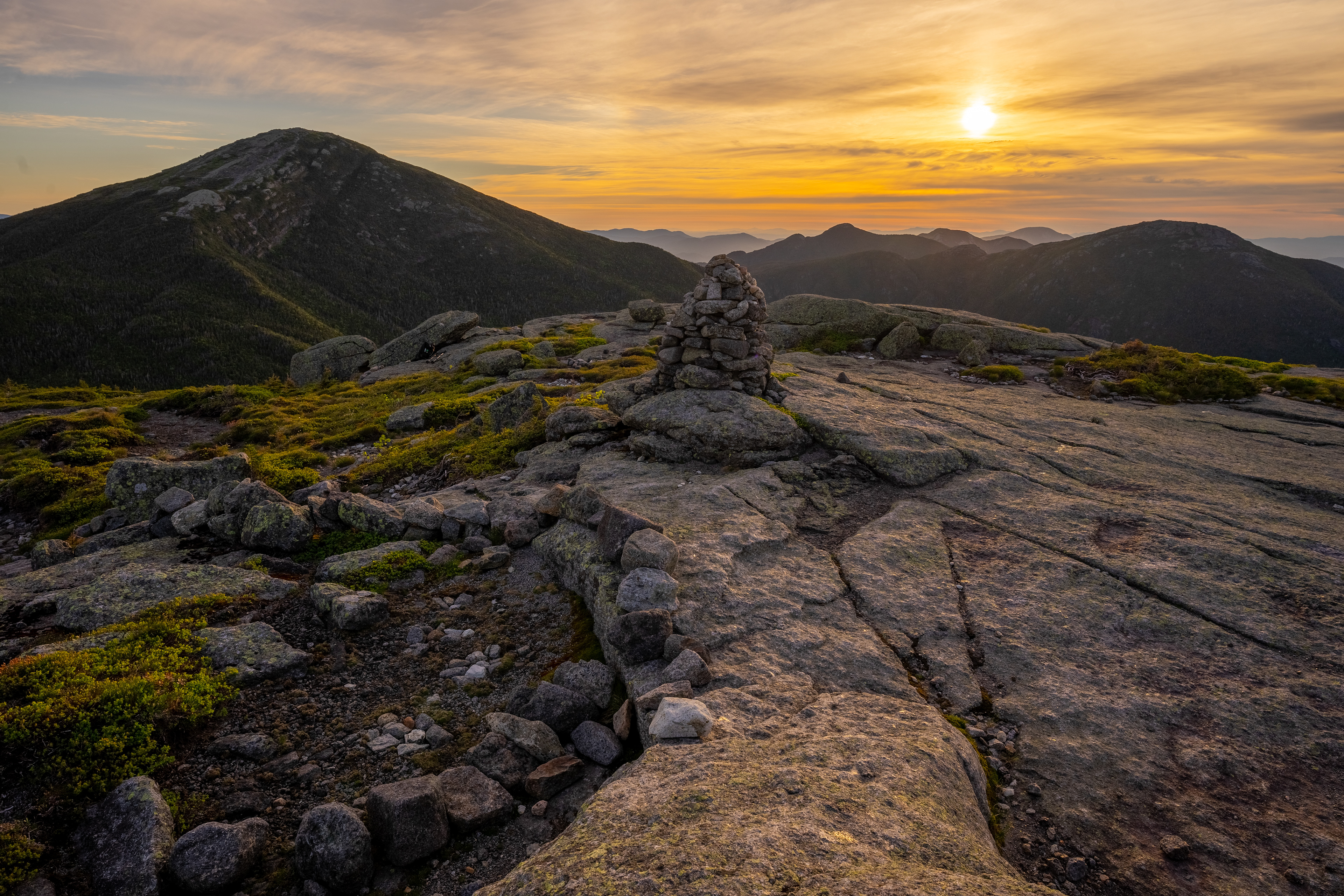 Sunrise from the fourth highest point of New York State. Skylight Mountain, Keene, New York