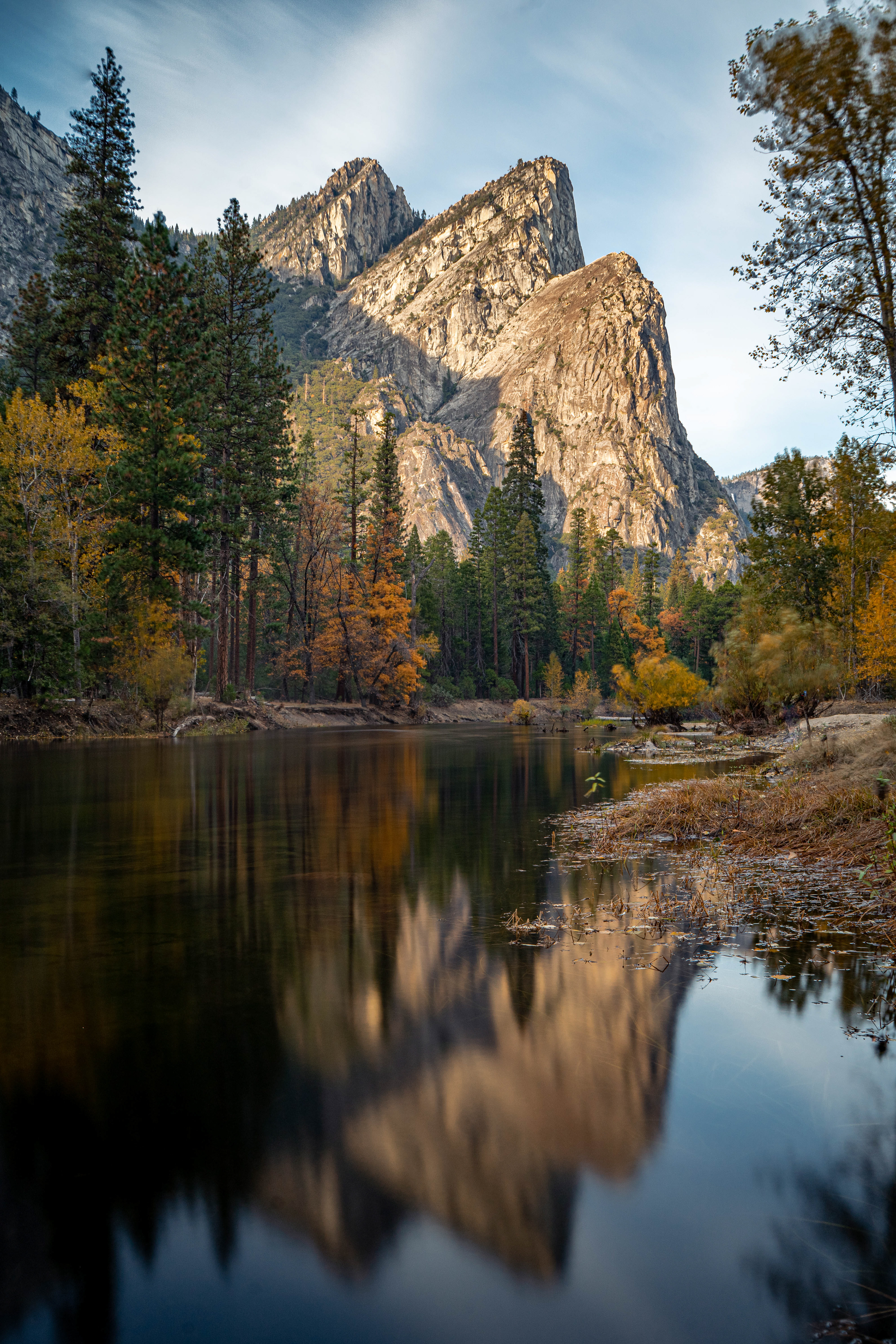 An almost religious experience to stand here beneath cathedral rock. Yosemite National Park