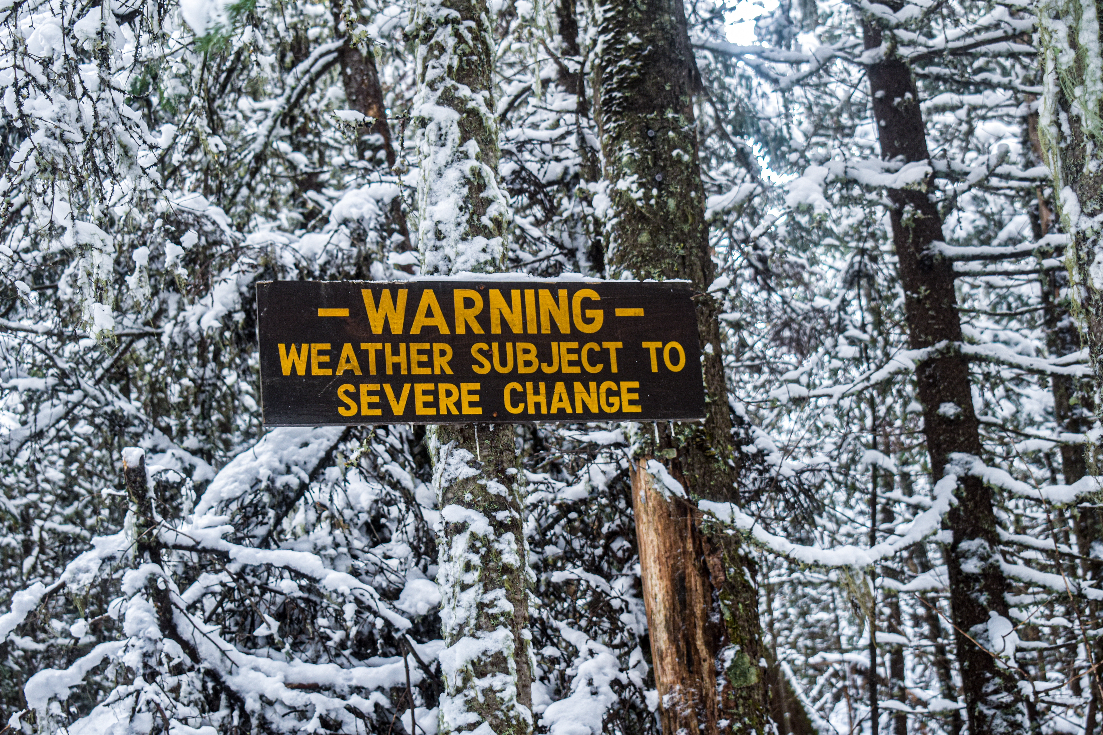 The one sign that truly can save your life. Being prepared for any type of weather while being on an exposed summit, is crucial in survival. Mt. Marcy, New York