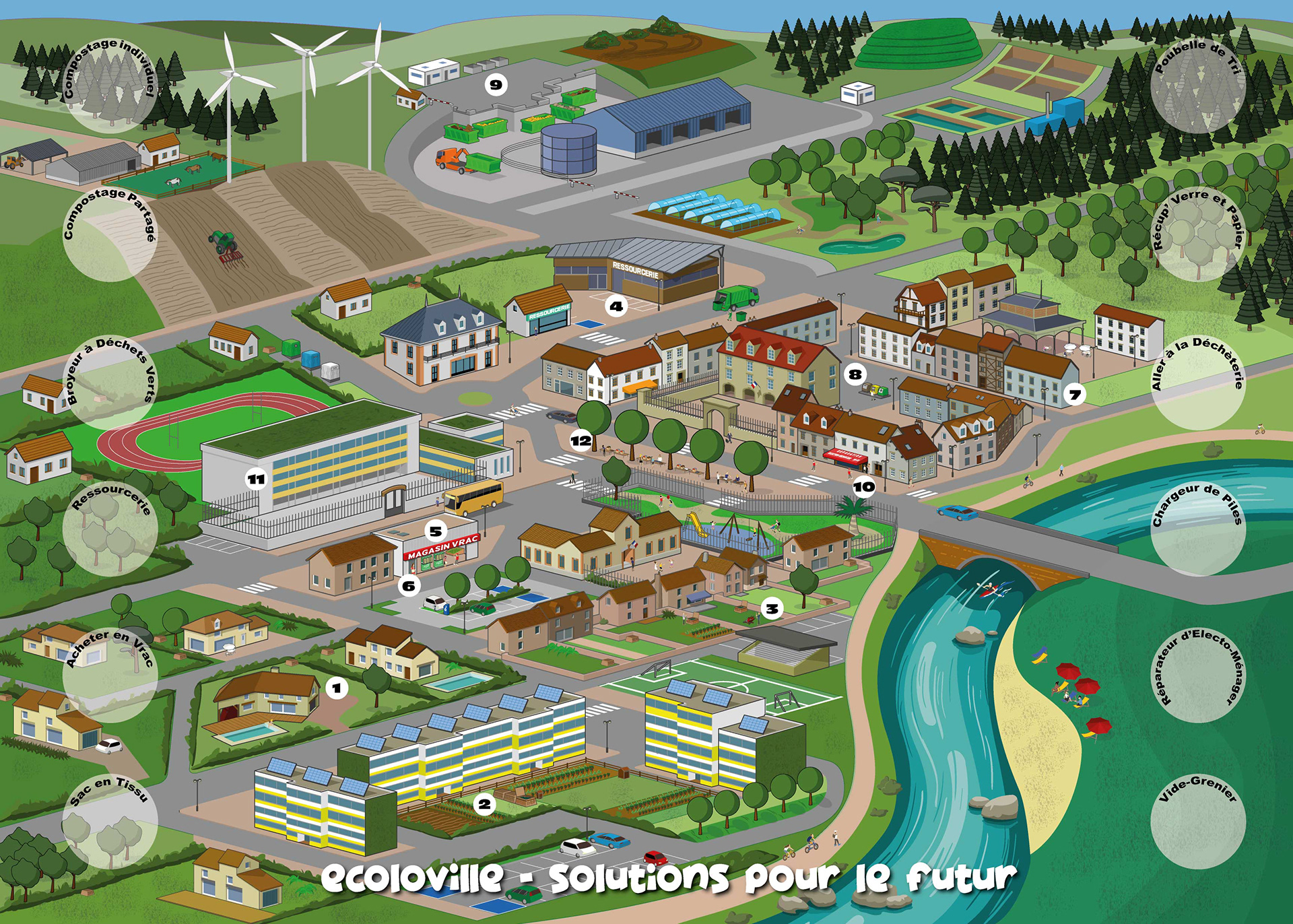 Illustration vectorielle, format A0