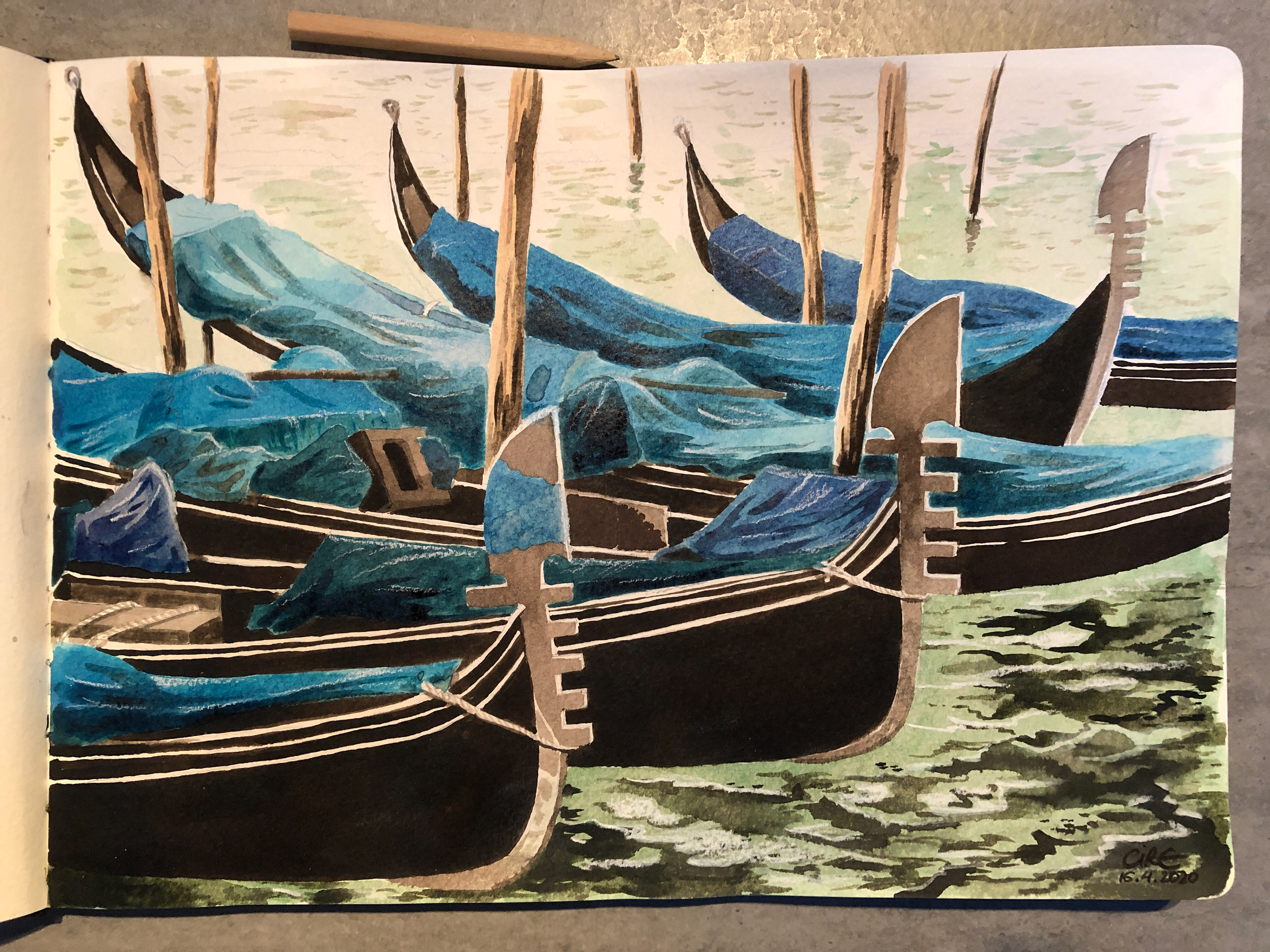 Venise - aquarelle