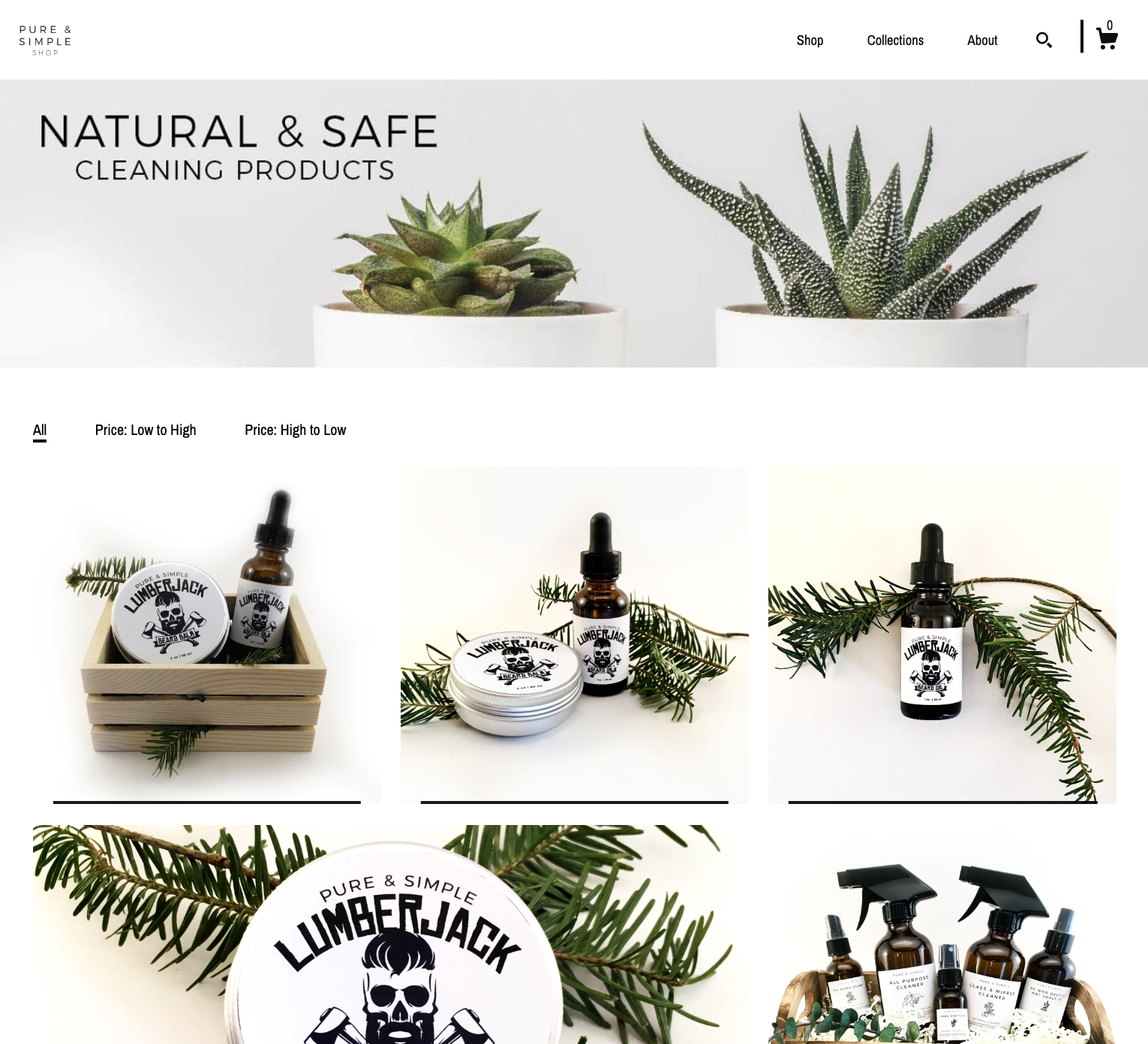 Website Creation: puresimpleshop.ca
