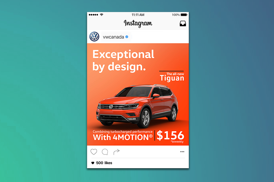 Social Media Post: VWCanada