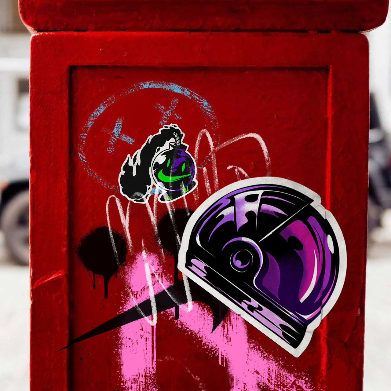 MTV, illustration concept with Mirada
