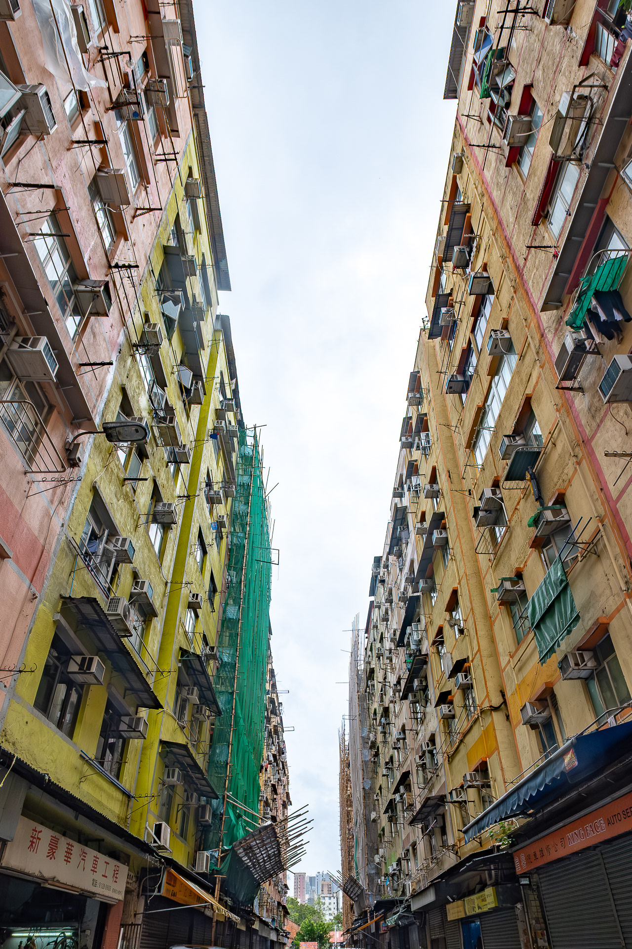 Luk Ming Street Facades, Hong Kong typology