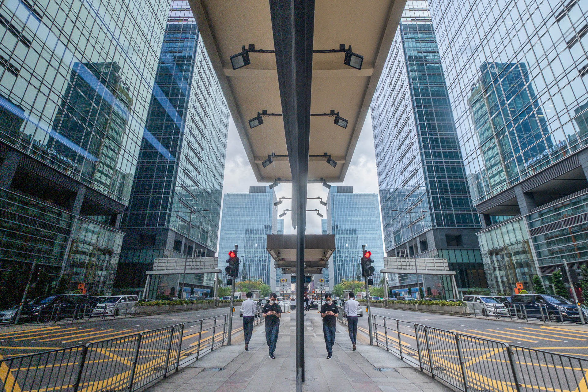Hong Kong Mirrored Cityscape, Kowloon Bay 3