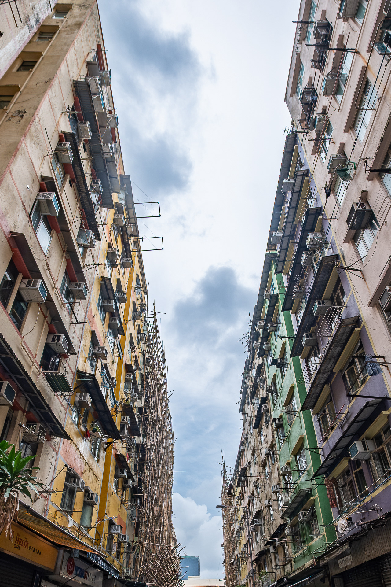 Hok Ling Street Facades, Hong Kong typology
