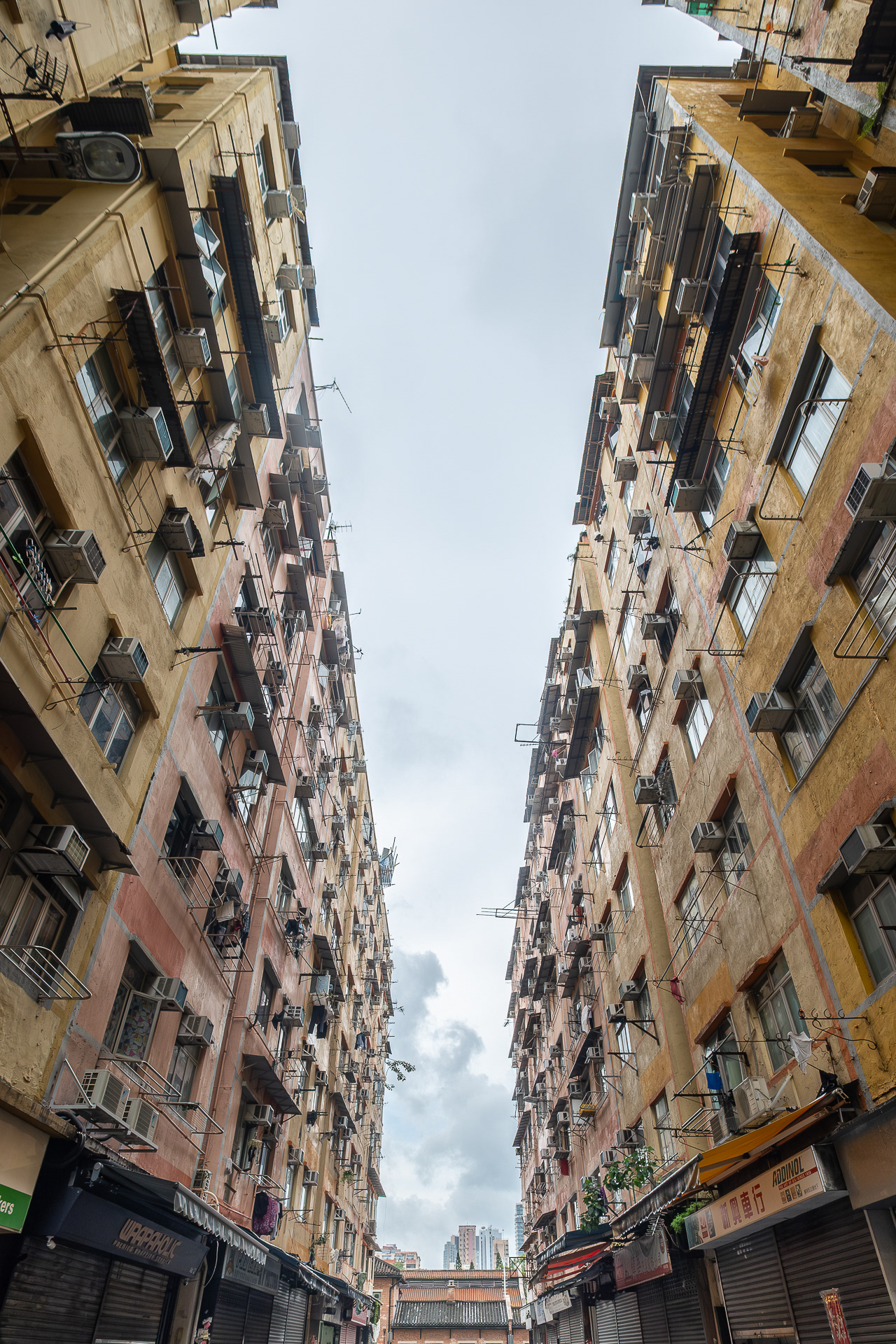 Lun Cheung Street Facades, Hong Kong typology