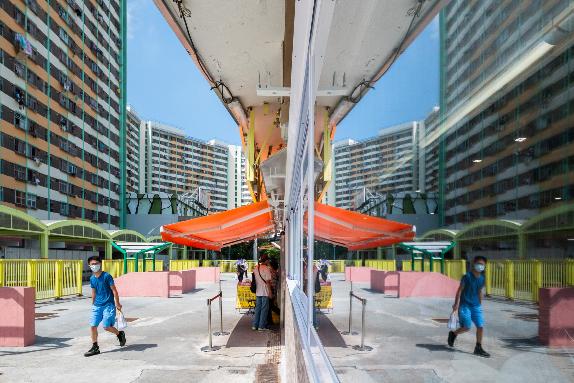 Hong Kong Mirrored Cityscape, Sha Tin