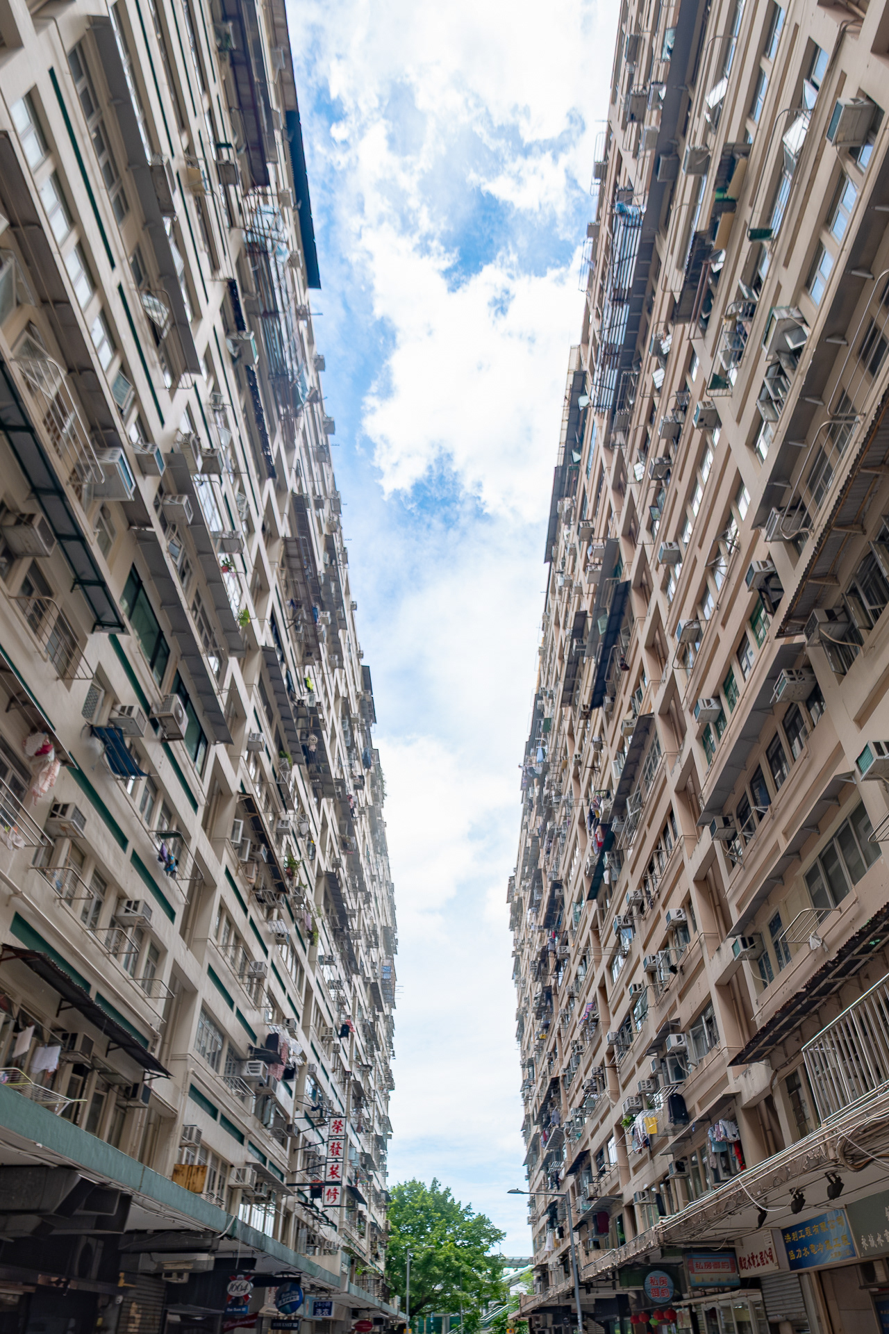 Man Yuen Street Facades, Hong Kong typology