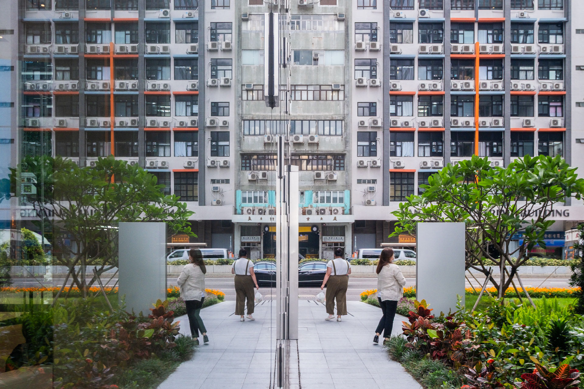 Hong Kong Mirrored Cityscape, Kowloon Bay 5