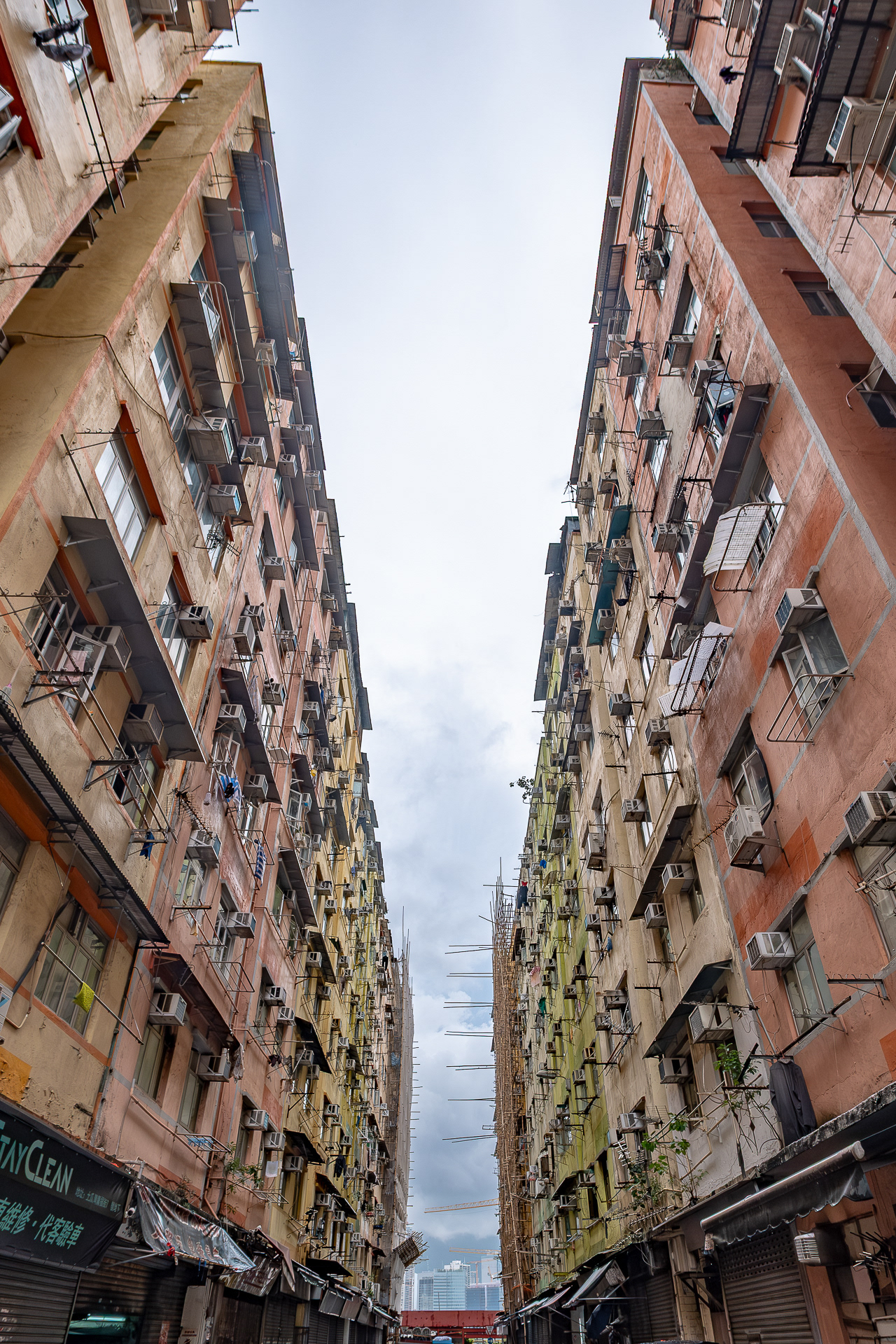 Ying Yeung Street Facades, Hong Kong typology