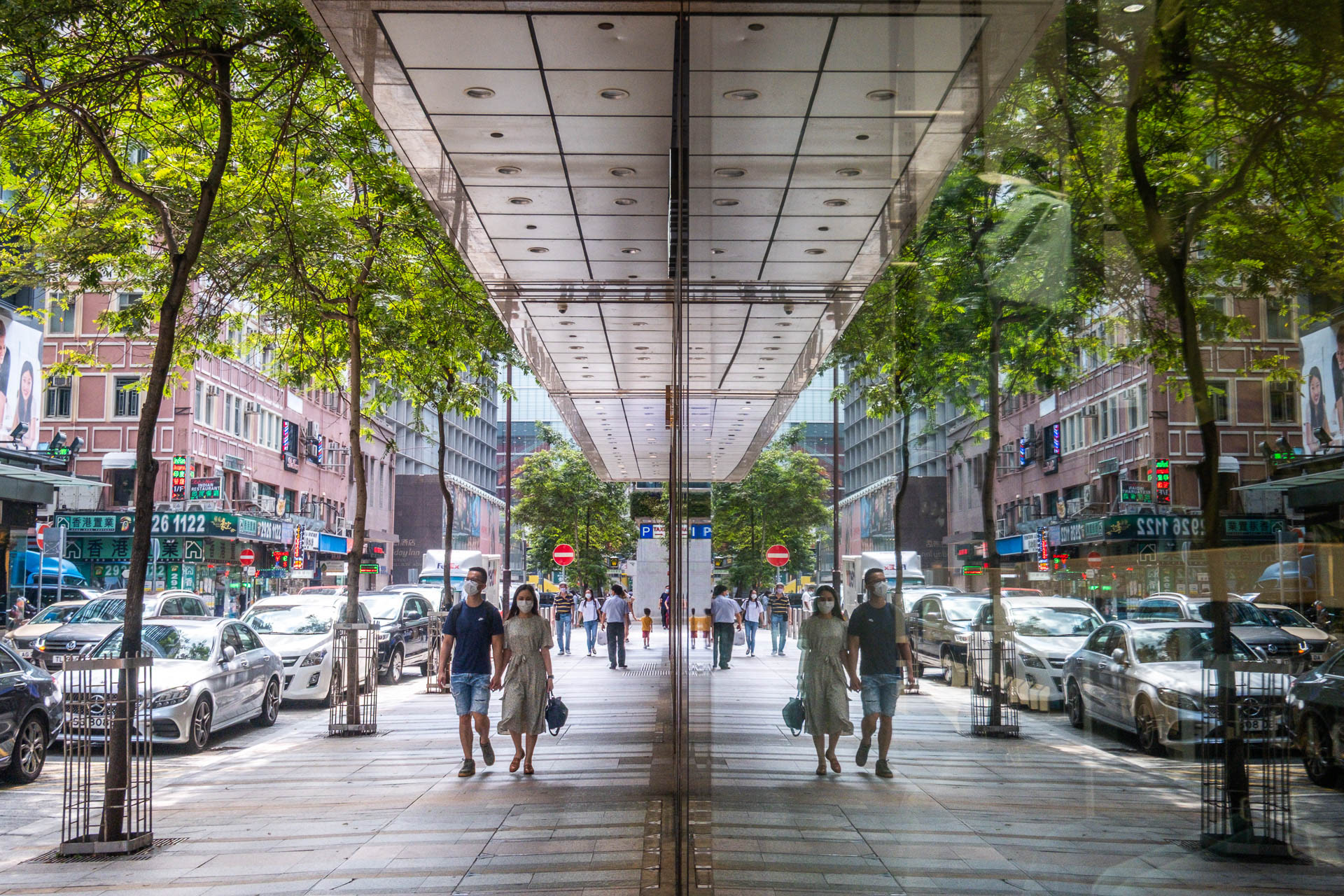 Hong Kong Mirrored Cityscape, Tsui Sha Tsui 6